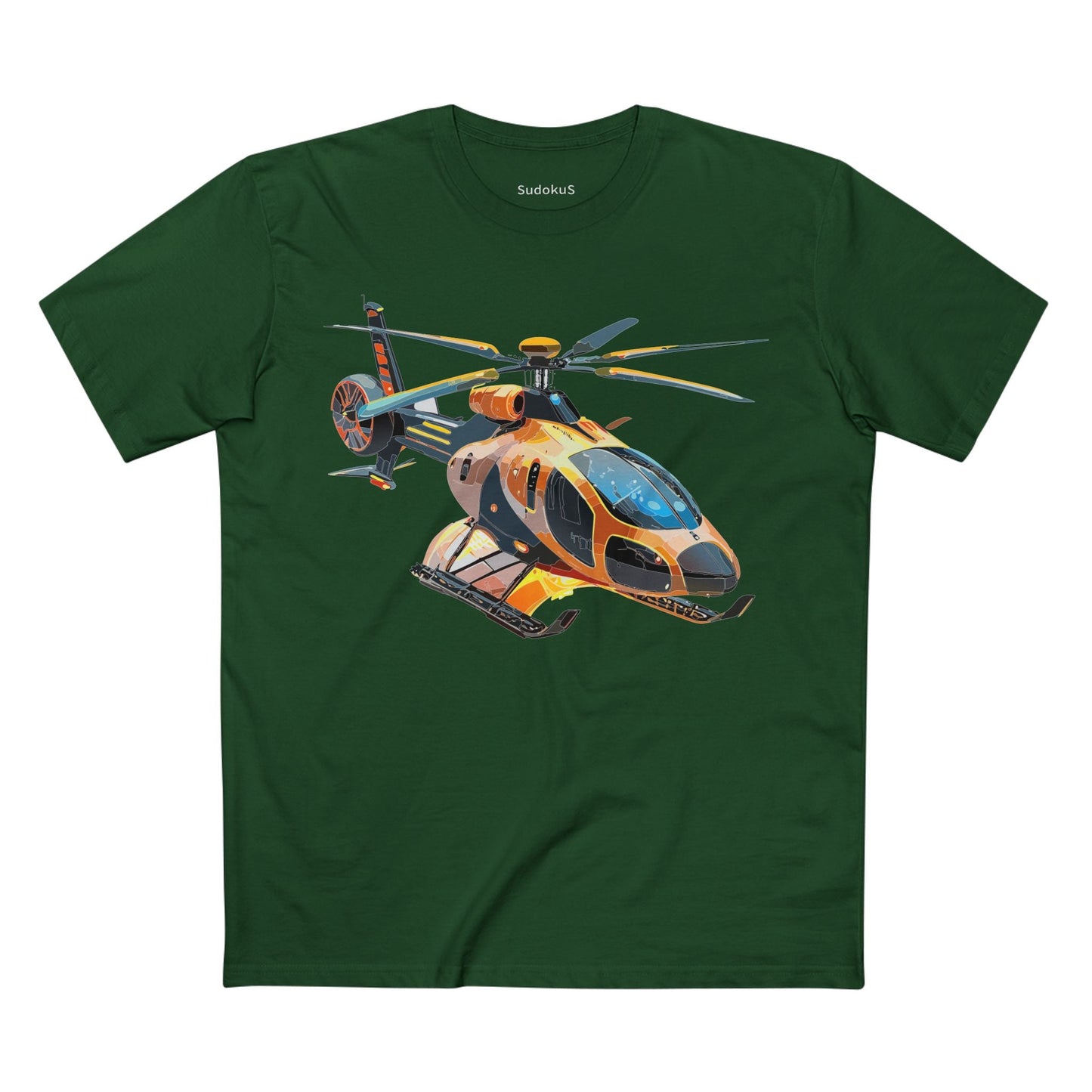 Chopper Graphic Unisex 100 Cotton Staple Tee 6