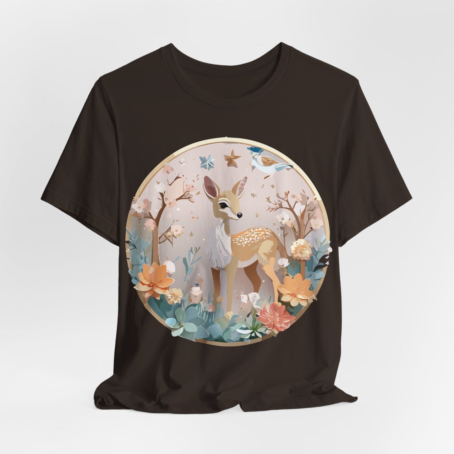 Adelpha Medallion Shirt Unisex Graphic Tee Vintage Inspired Art Design Short Sleeve T Shirt