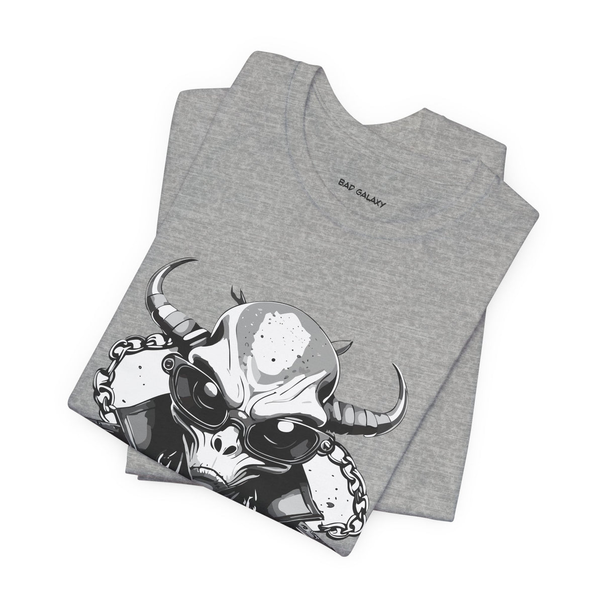 Alien Graphic Unisex Cotton Bella+Canvas Tee with Art Design b62