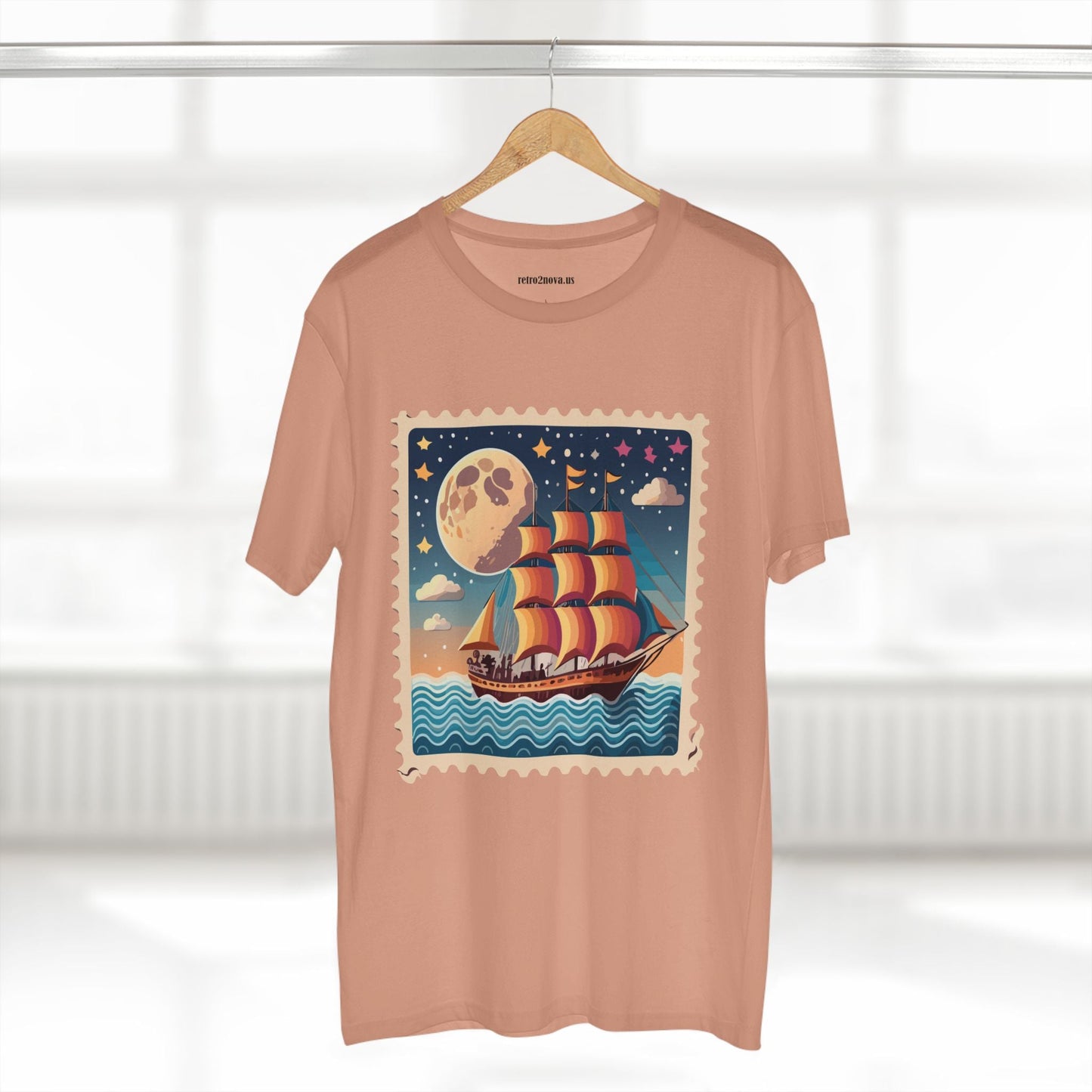 Stamp Shirt Postage Stamp Shirt PS 42 Unisex Premium Cotton Tee With Original Art Design Retro2Nova