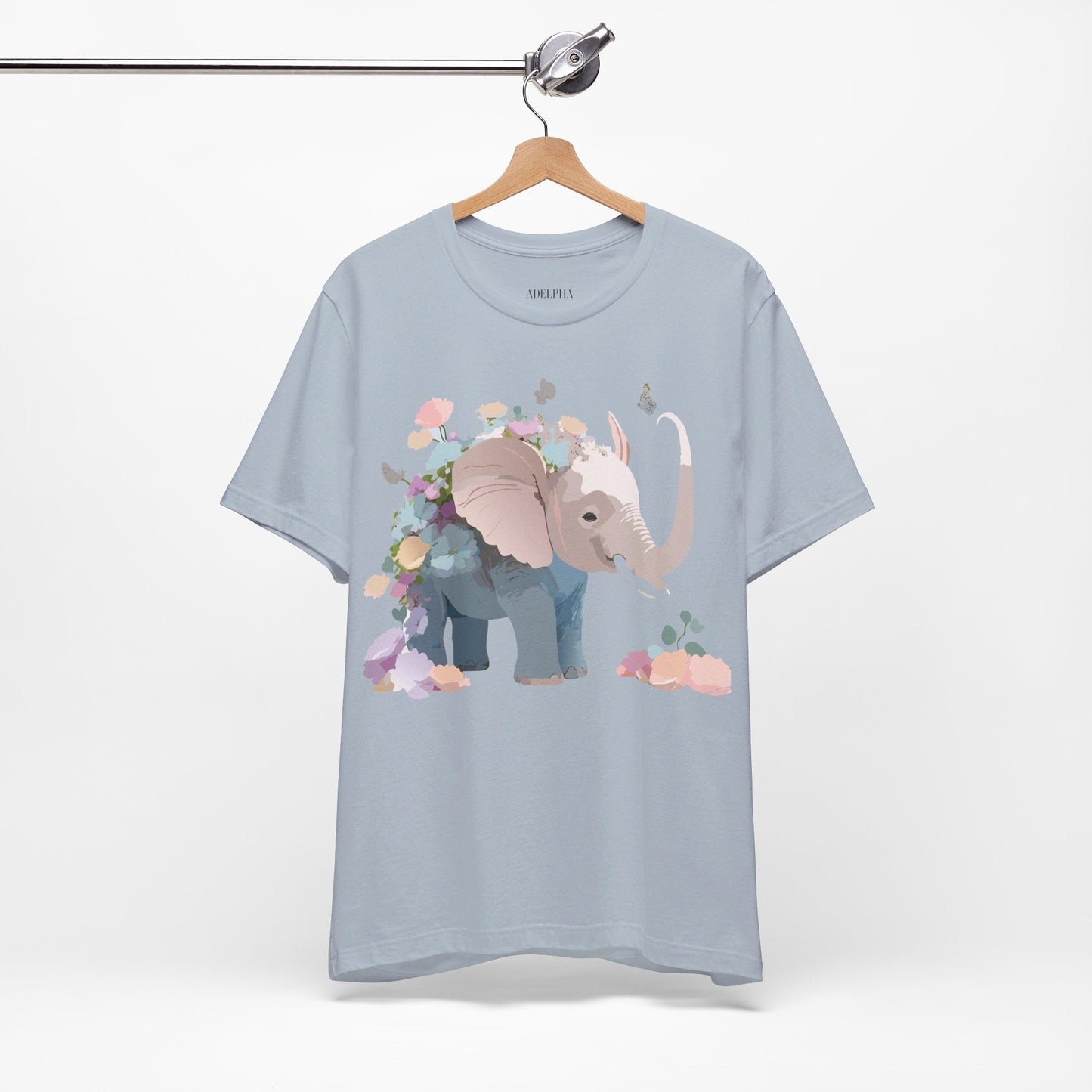 Elephant Graphic Tee Unisex Jersey Short Sleeve Art Design Adelpha Premium Vintage Inspired