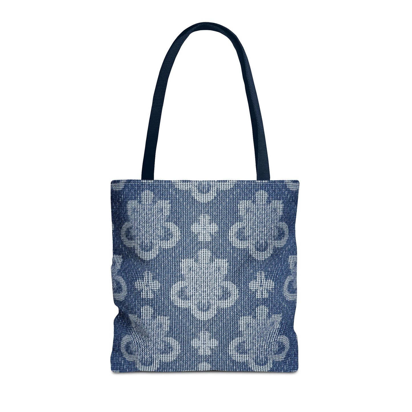 Denim Fabric Imitation Print Unisex Canvas Bag Poly Spun 3 Sizes Tote Bag 108