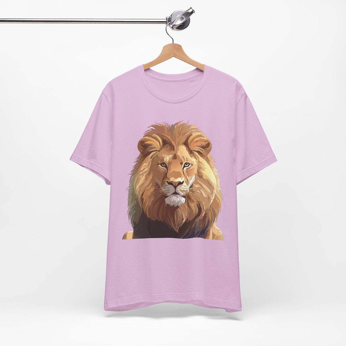 Unisex Animal Art Tee Shirt With Wild Animals Design Gildan 64000 Softstyle Cotton