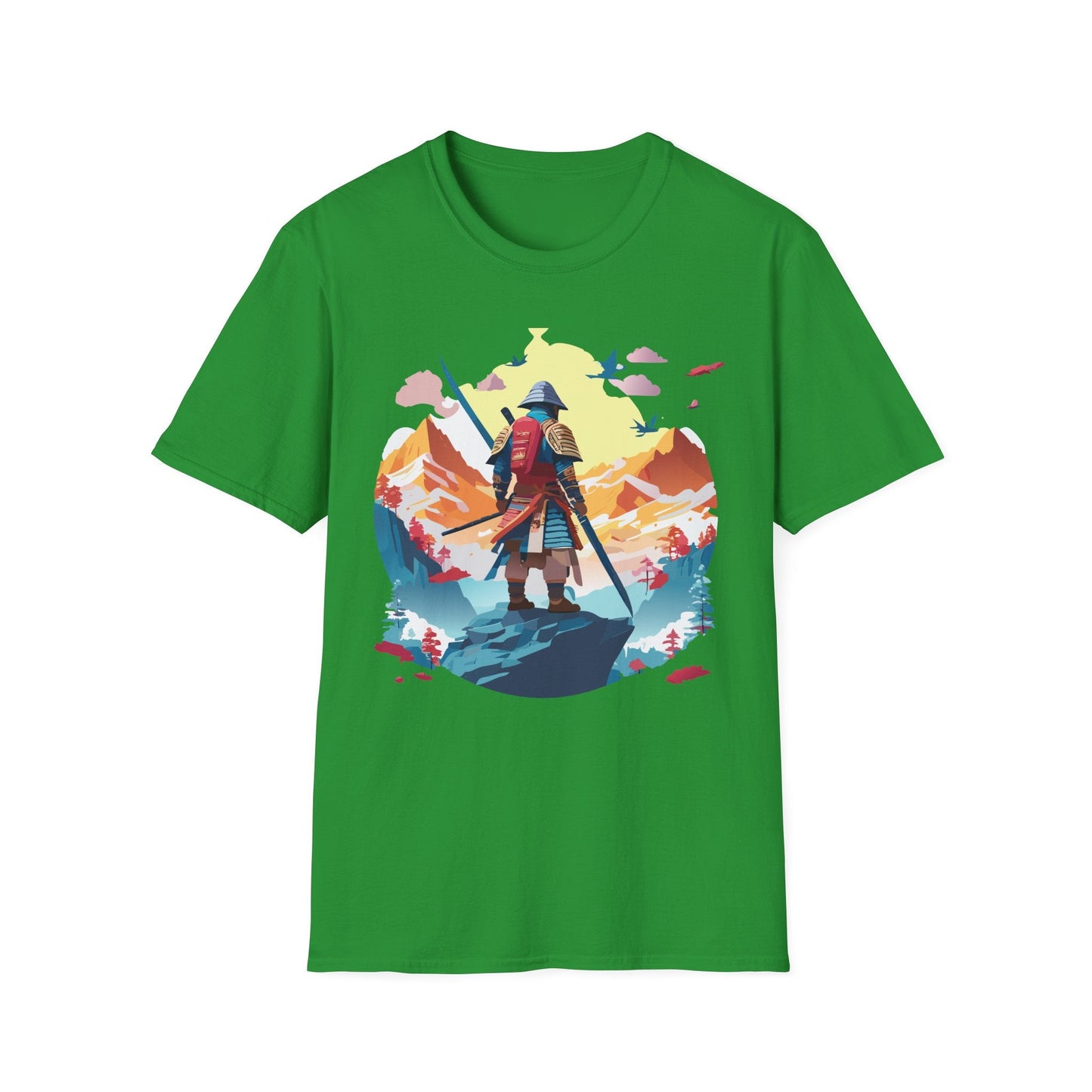 Samurai Shirt Unisex T Shirt Gildan Softstyle 64000 Cotton Tee For Everyday Comfort