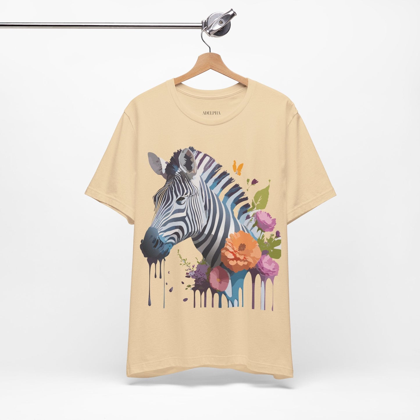 Adelpha Zebra Graphic Tee Unisex Short Sleeve Shirt Vintage Inspired Artwork Limited Edition
