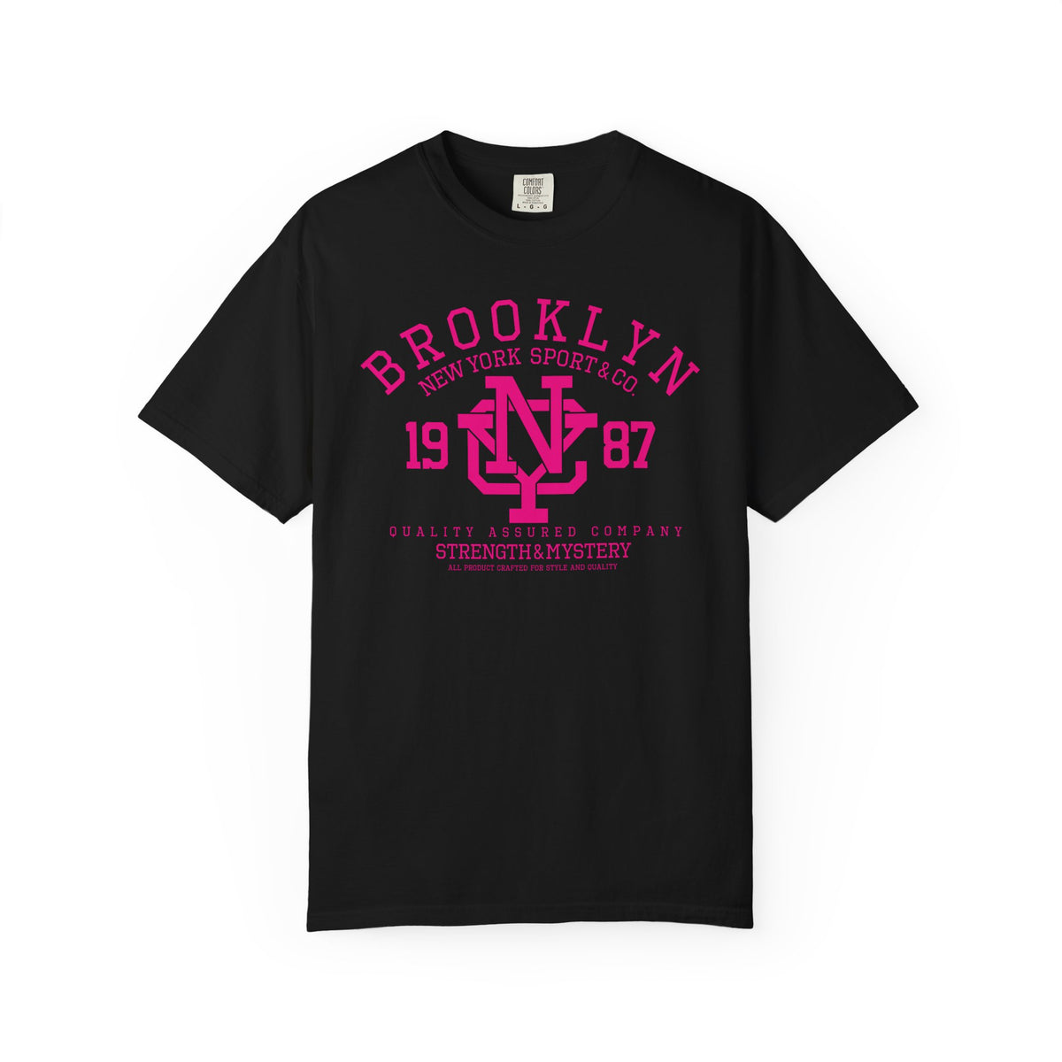 Brooklyn 1987 Athletic Logo Unisex Comfort Colors Garment-Dyed Heavyweight 100 Cotton Art Design T-Shirt w11