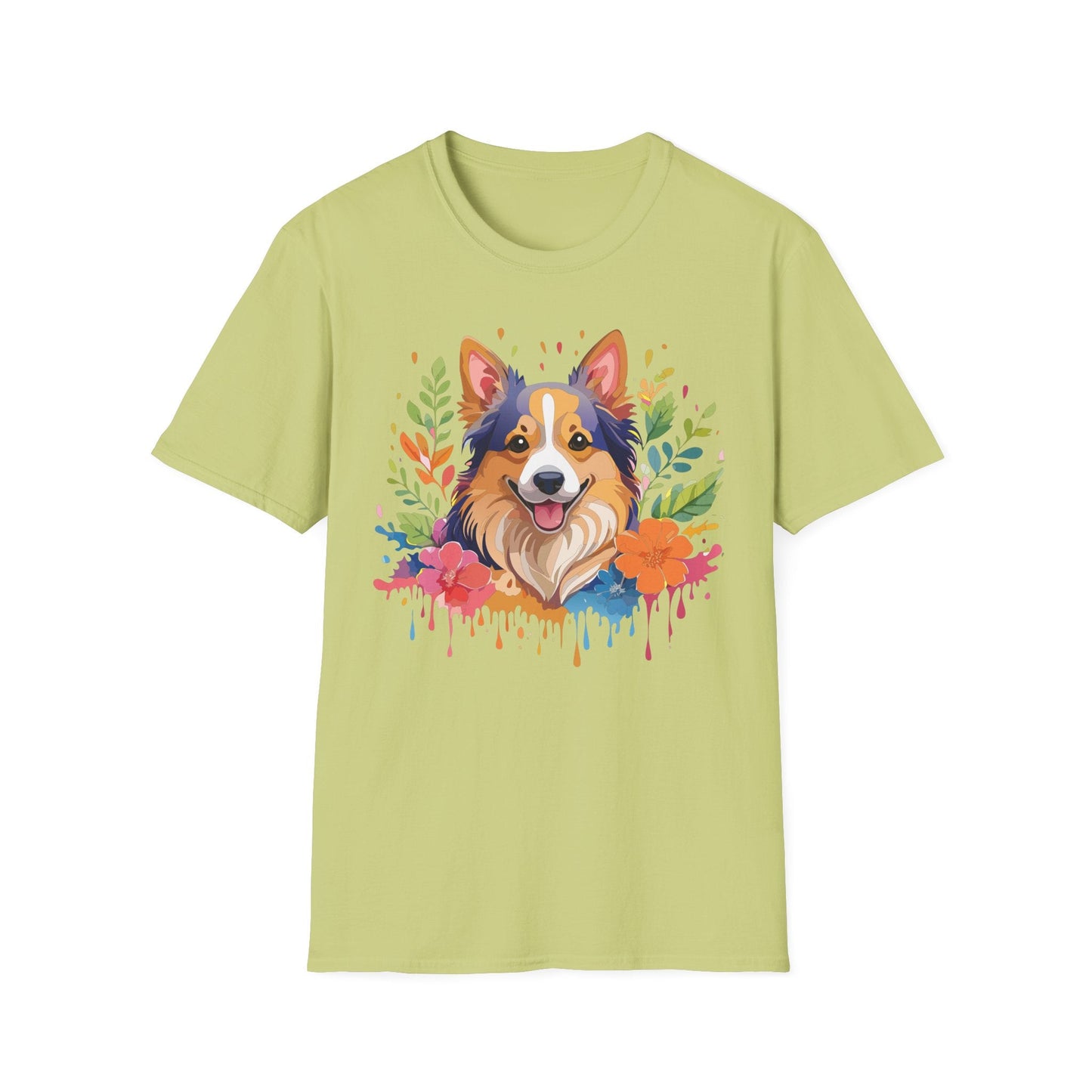 Dog Shirt Unisex Animal Tee Softstyle Gildan 64000 Cotton Tee