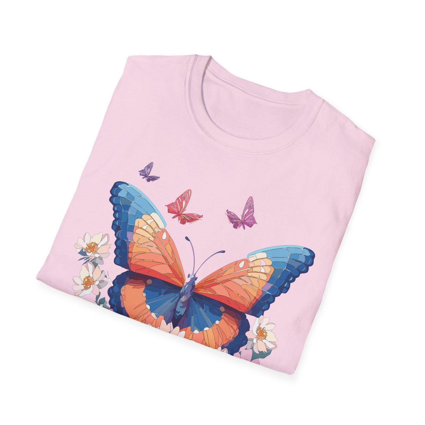Monarch Butterfly Unisex Softstyle Tee Gildan 64000 Lightweight Breathable 100 Cotton Tee