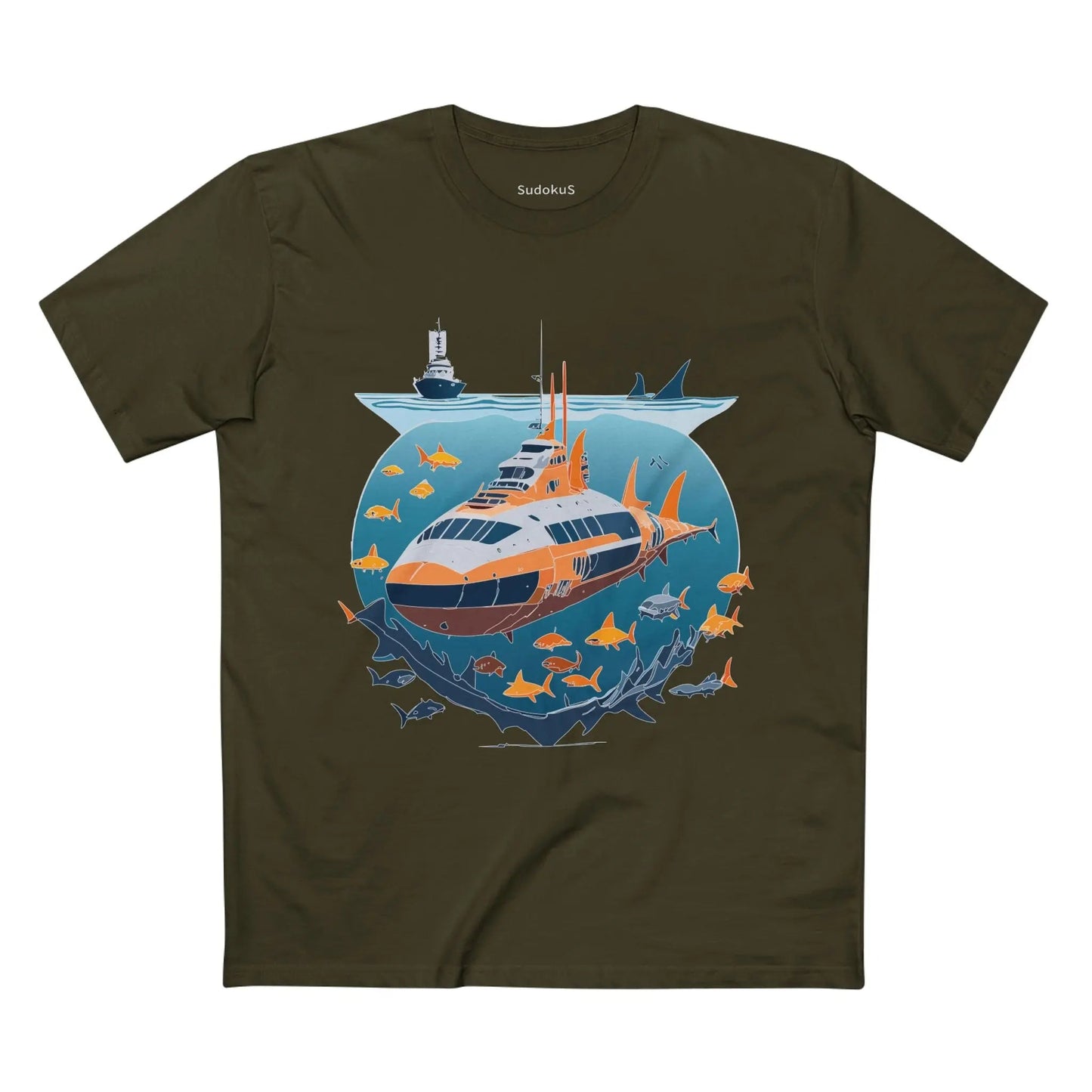 Ocean Coast Graphic Unisex 100 Cotton Staple Tee 20