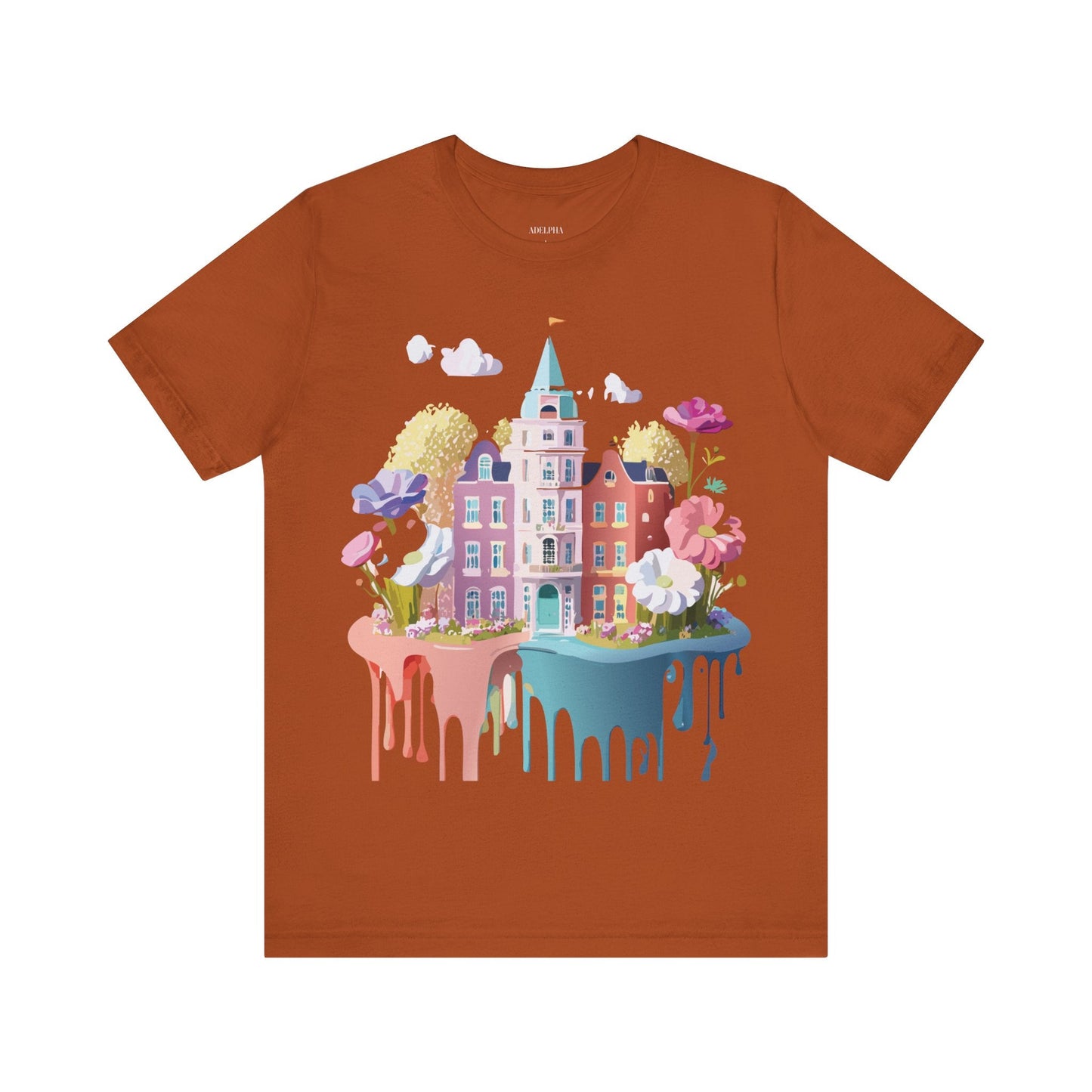 Amsterdam Tourist Shirt Unisex Graphic Tee Vintage Inspired Artwork Art Design By Adelpha