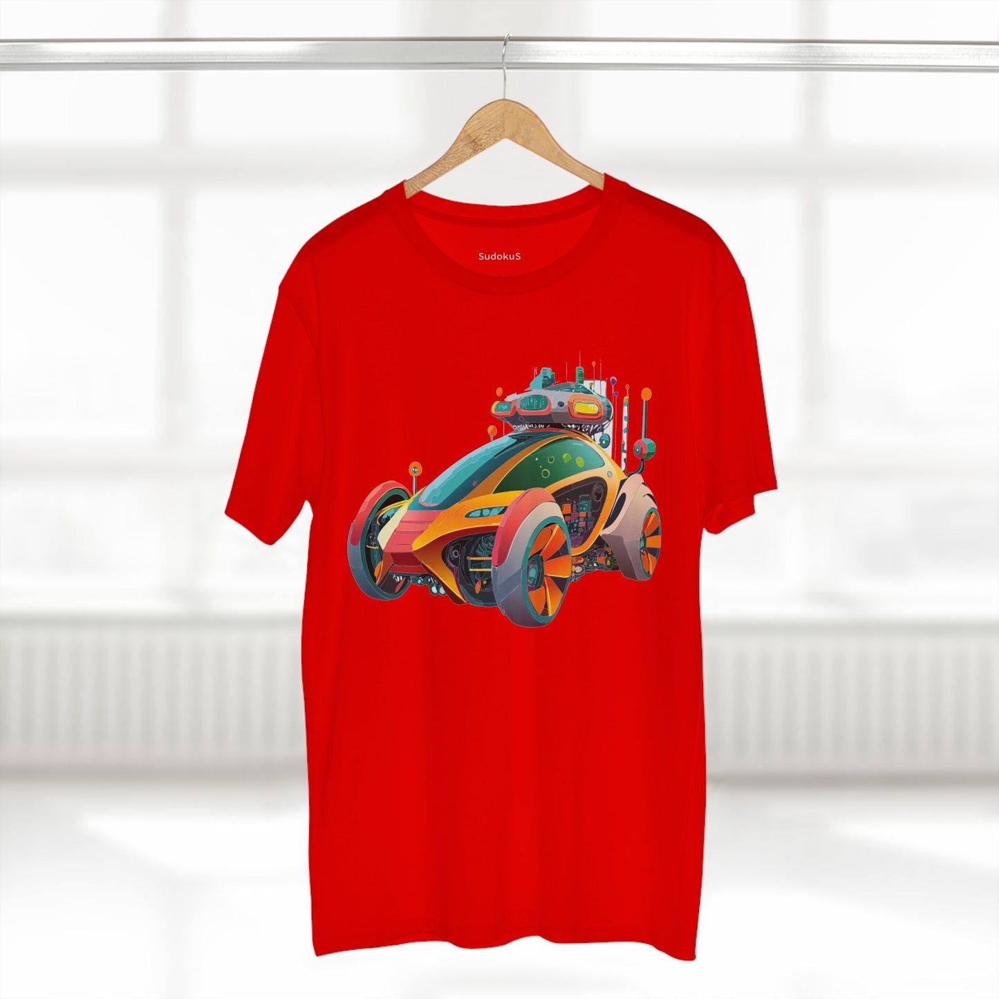 Car Graphic Unisex 100 Cotton Staple Tee 24