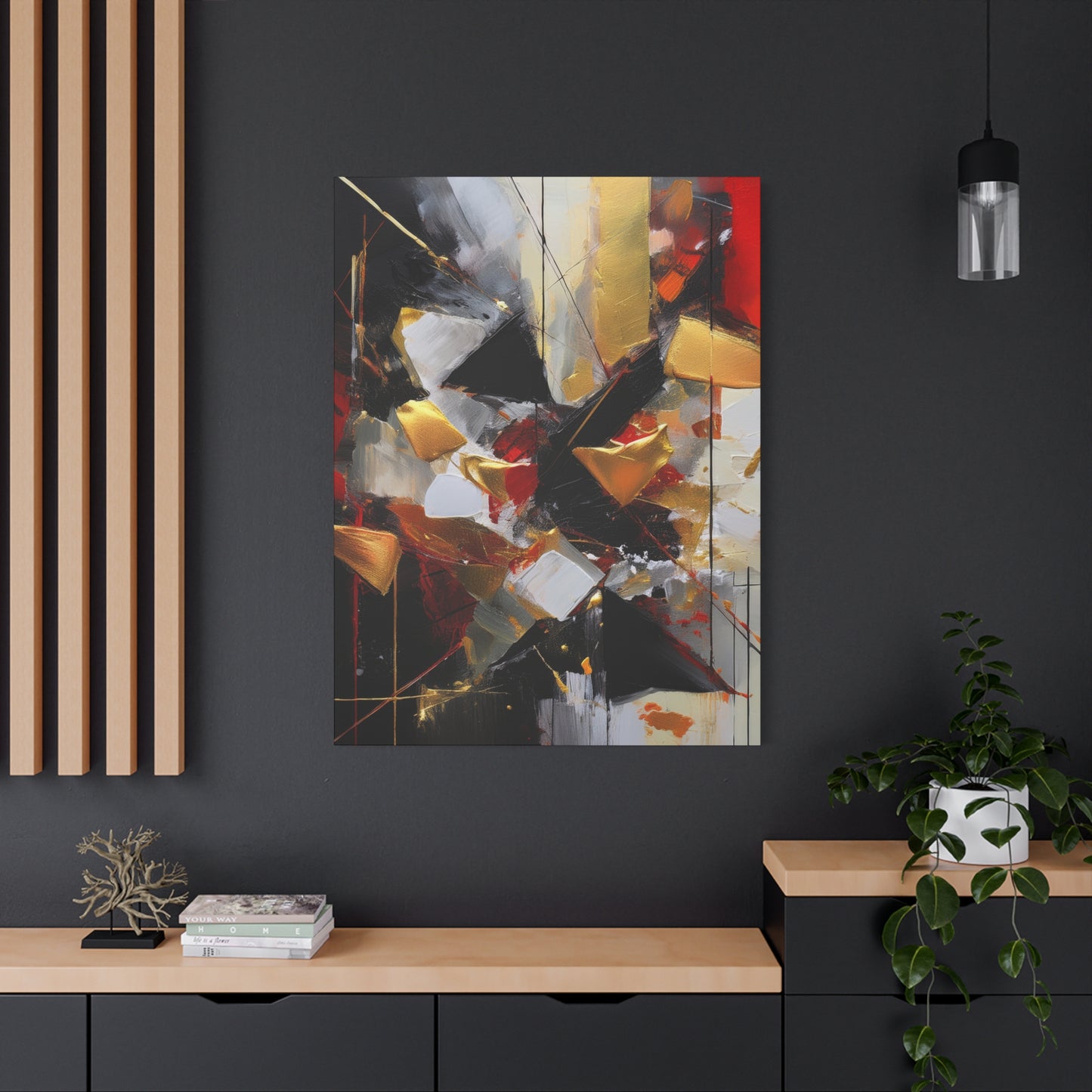 Abstract Oil Painting Print Canvas 20x24,20x30,24x30 24x32,24x36,30x40 32x48,36x48,40x60 Pine-Wood Inner Frame ABS-186