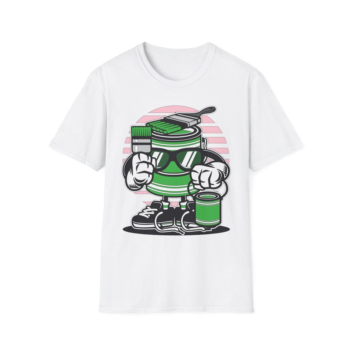 Cartoon T Shirt Animation Tee Funny Graphic Shirt For Unisex Gildan Softstyle 64000 Art Design