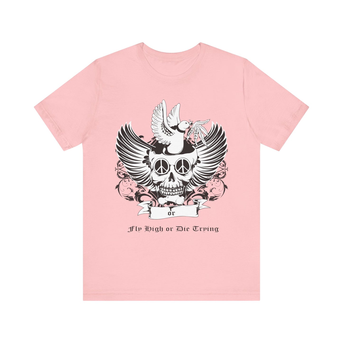 Bird Skull Graphic Design Tee, Skull Shirt, Vintage Tees, Art Design T-Shirt, Vintage Graphic Tee, Art Shirts with Skulls