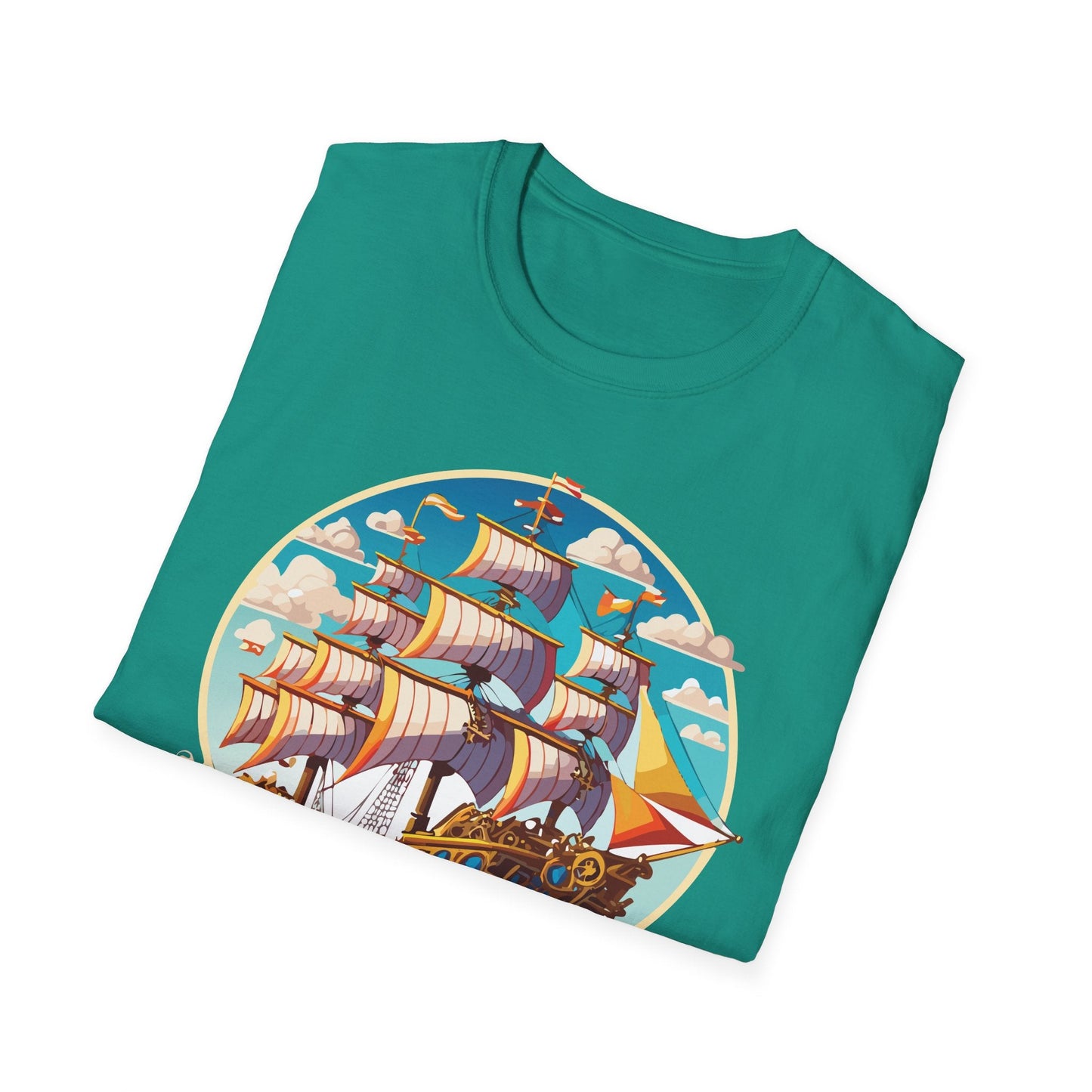 Ship T Shirts Frigate Tee Unisex Vessel Tee Shirt Gildan Softstyle 64000 Cotton Tee Classic
