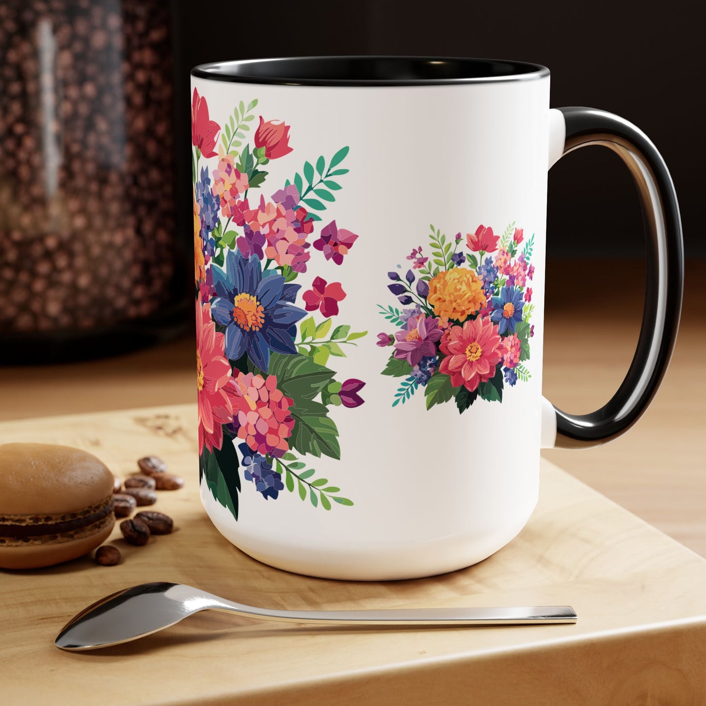 Floral Mug, Floral Cup