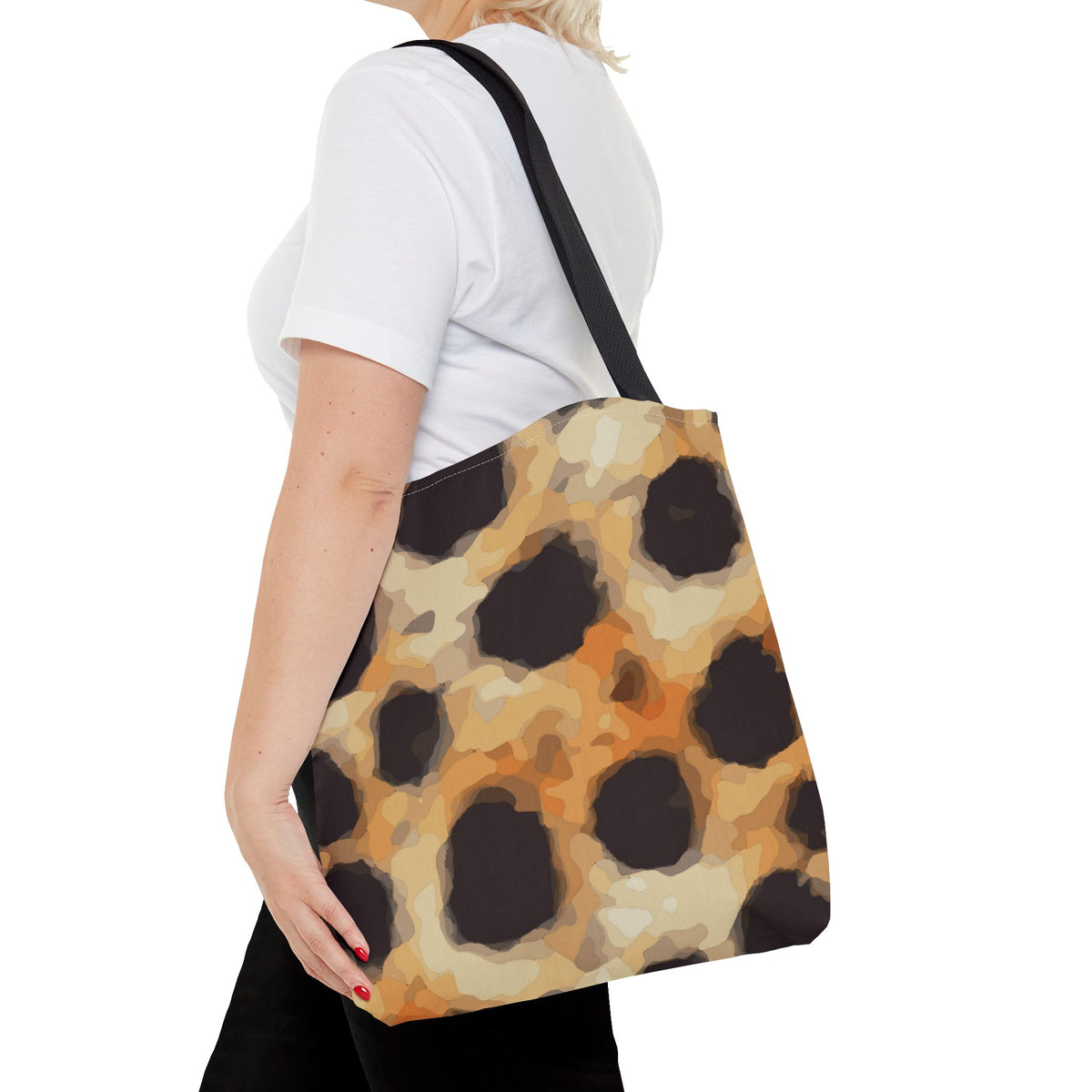 Bolsa de lona con estampados de animales 