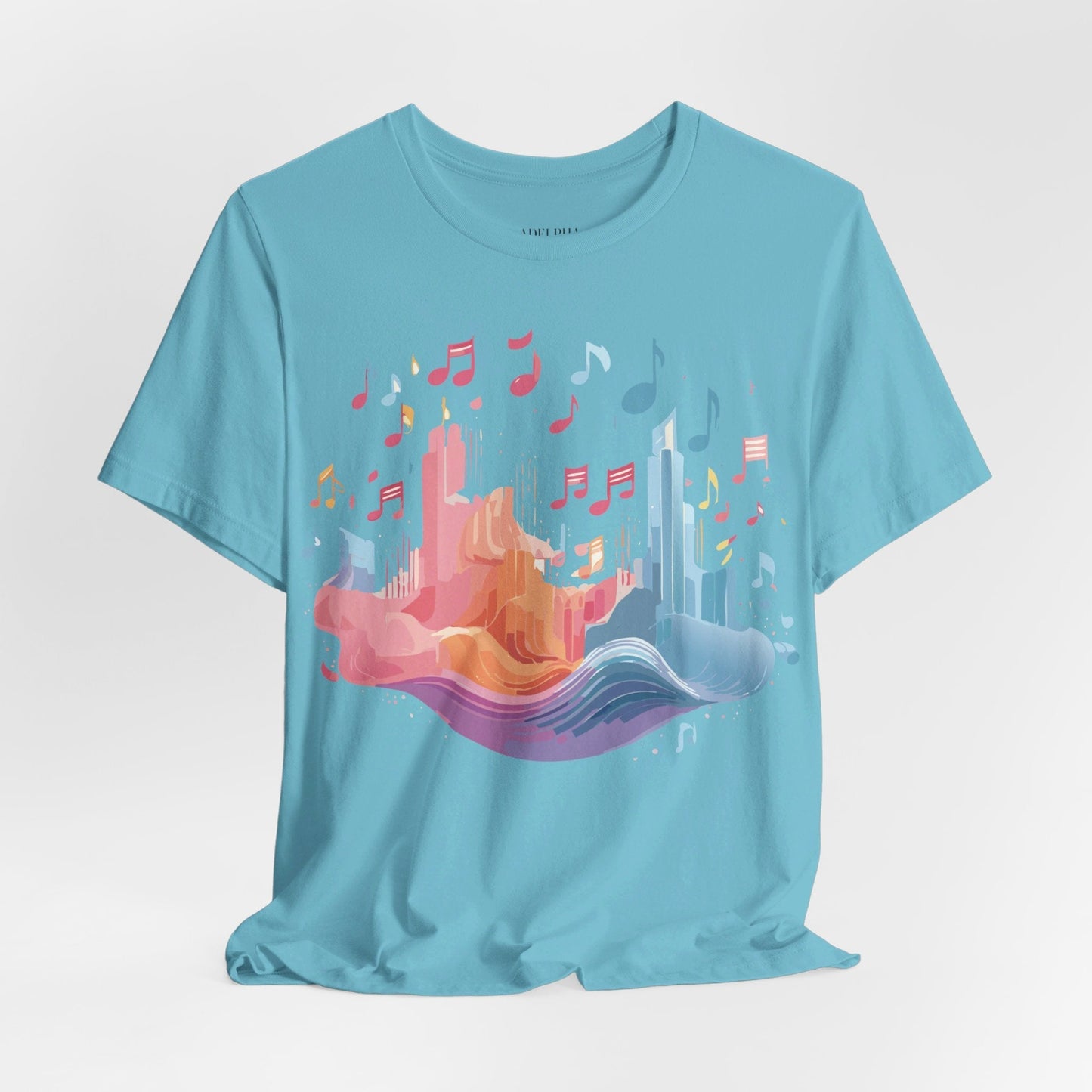 Music Graphic Tee Unisex Jersey Short Sleeve Art Design Adelpha Vintage Artwork Premium