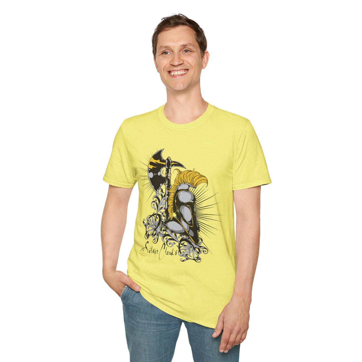 Unisex Art Graphic Shirt 100 Percent Ring Spun Cotton Softstyle Tee For Everyday Comfort And Style