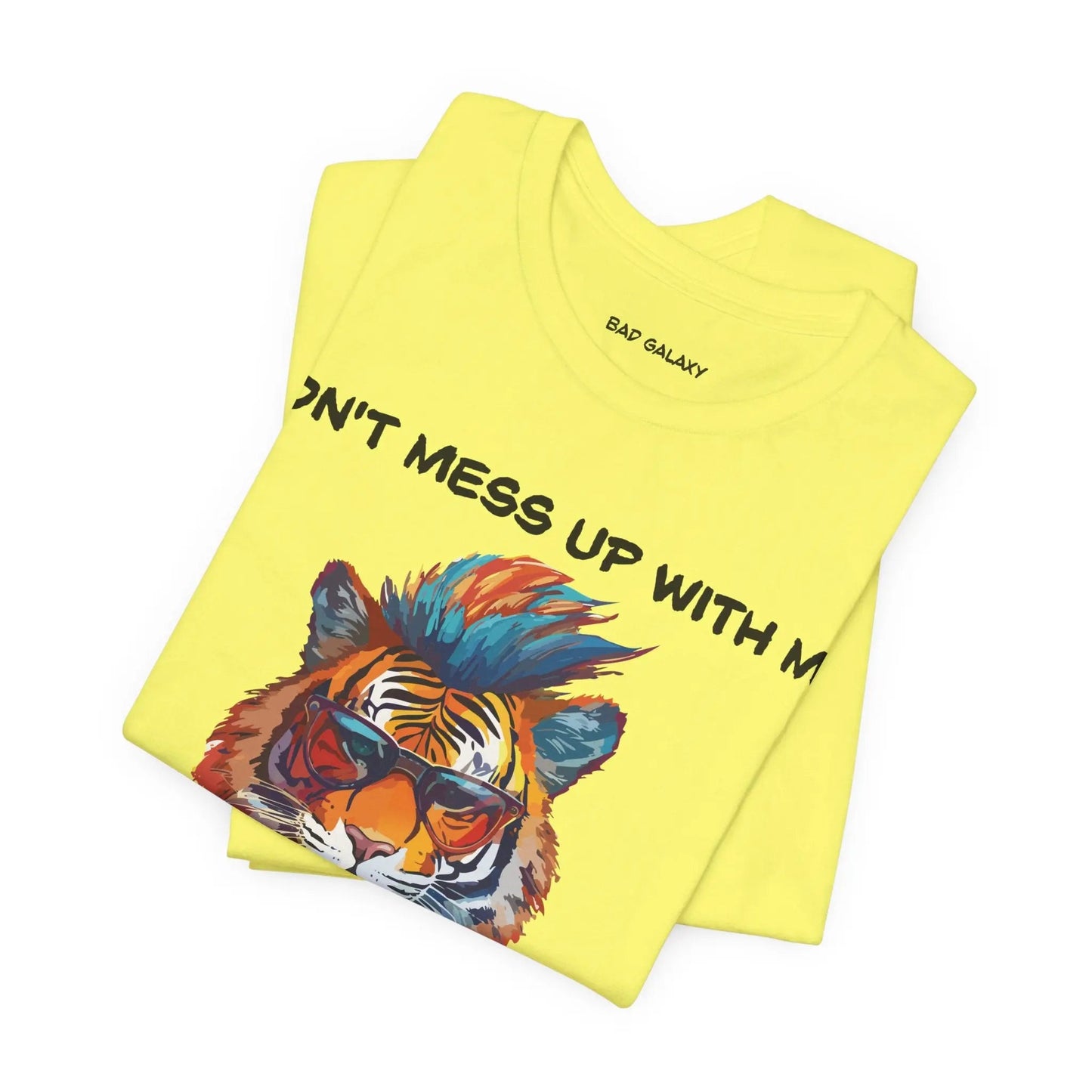 Animal T Shirt Bad Galaxy Made To Order Cotton Tee With Eco Friendly Inks Free Shipping USA