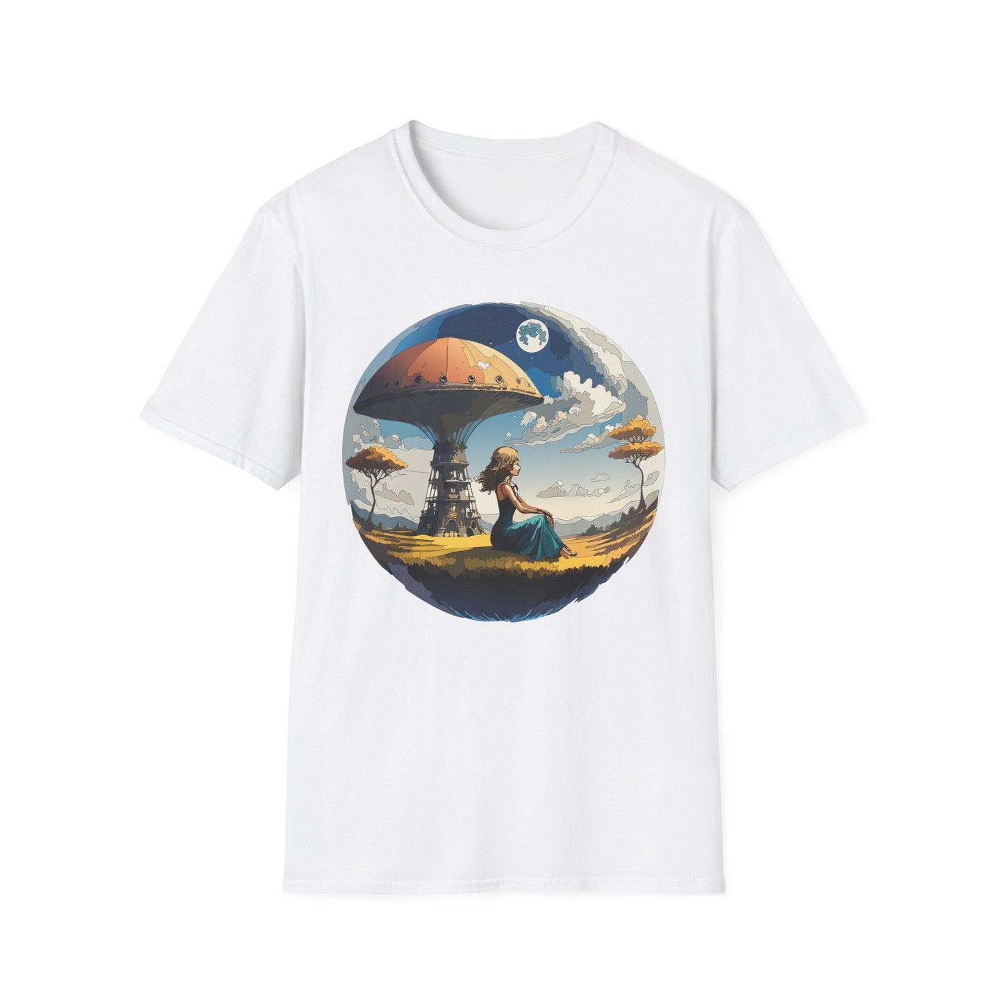 Womens Graphic T Shirts Art Design Shirt Softstyle Short Sleeve Cotton Tee Premium Quality