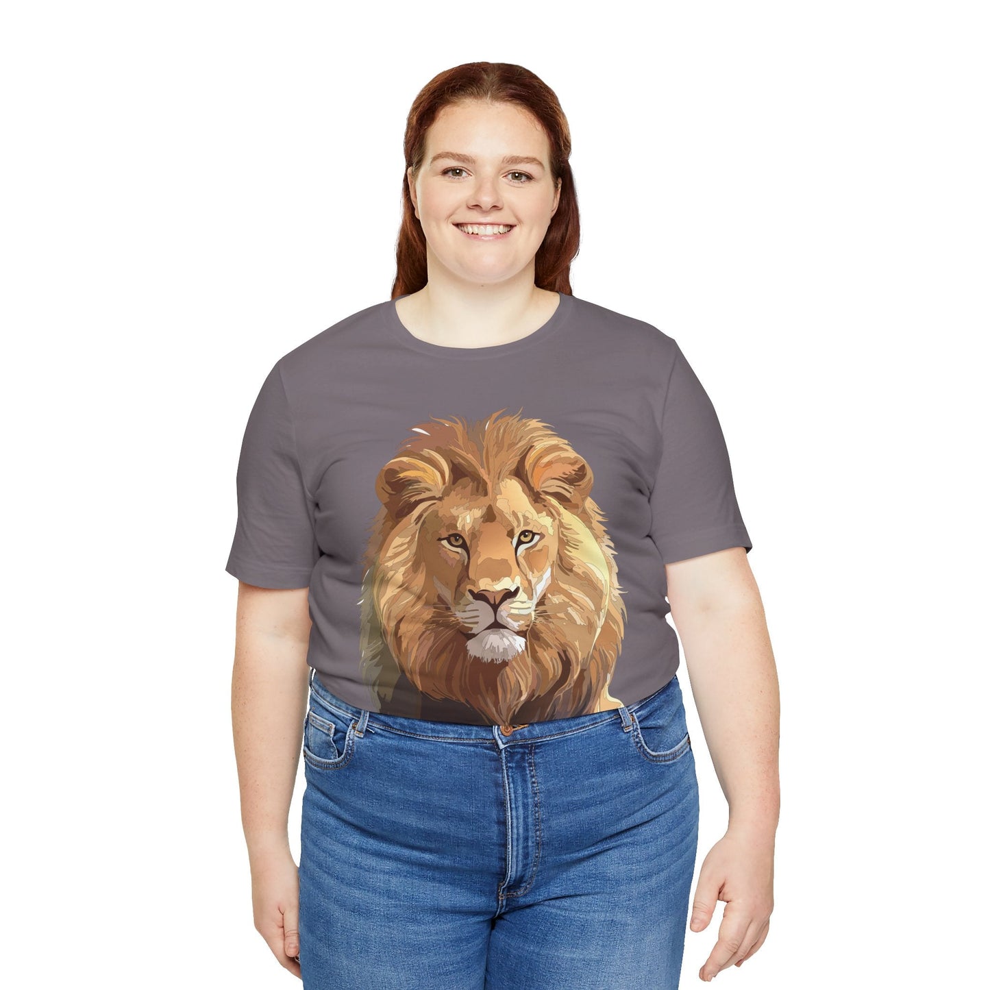 Unisex Animal Art Tee Shirt With Wild Animals Design Gildan 64000 Softstyle Cotton