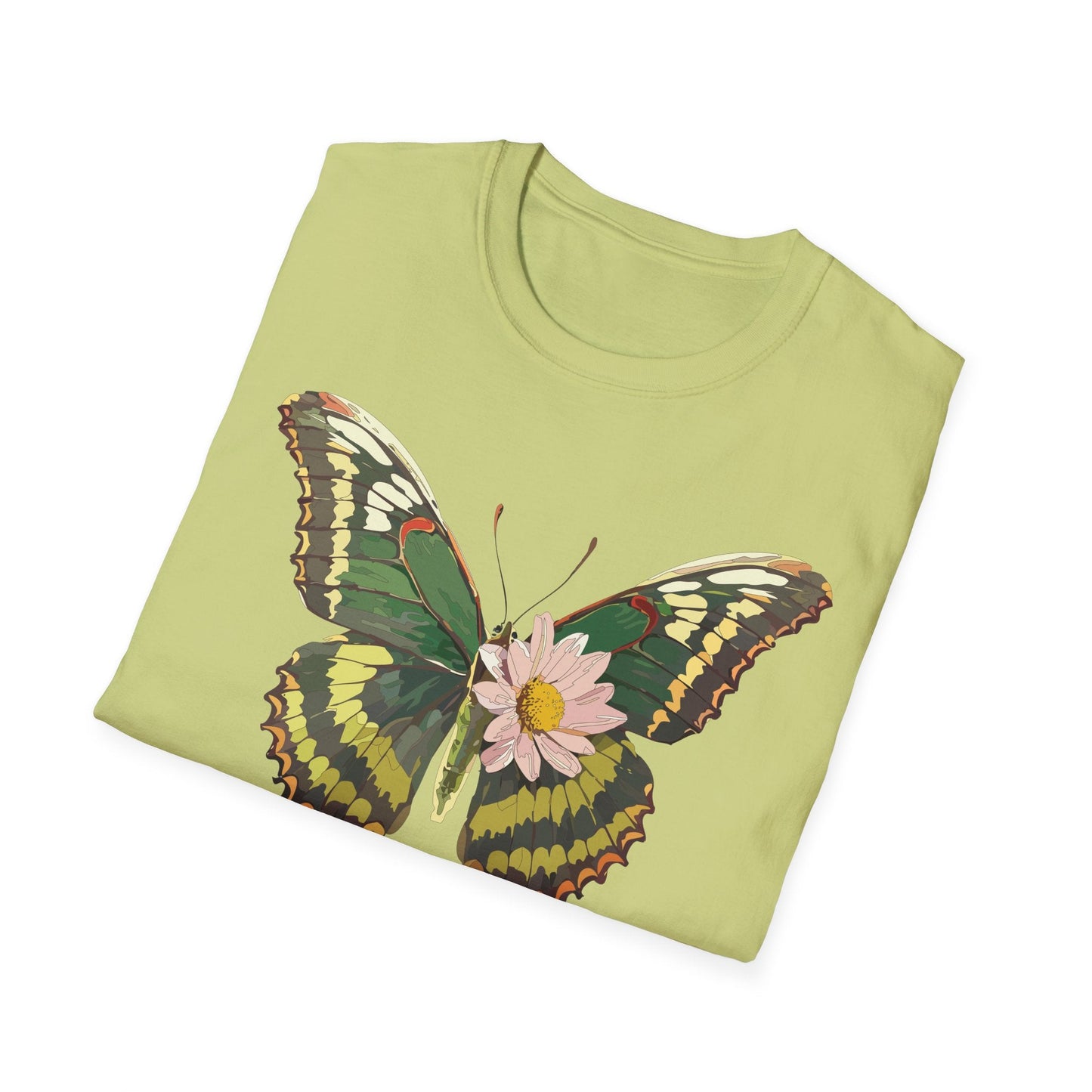 Butterfly Shirt Unisex Monarch Butterfly Tee Gildan Softstyle 64000 100% Ring Spun Cotton