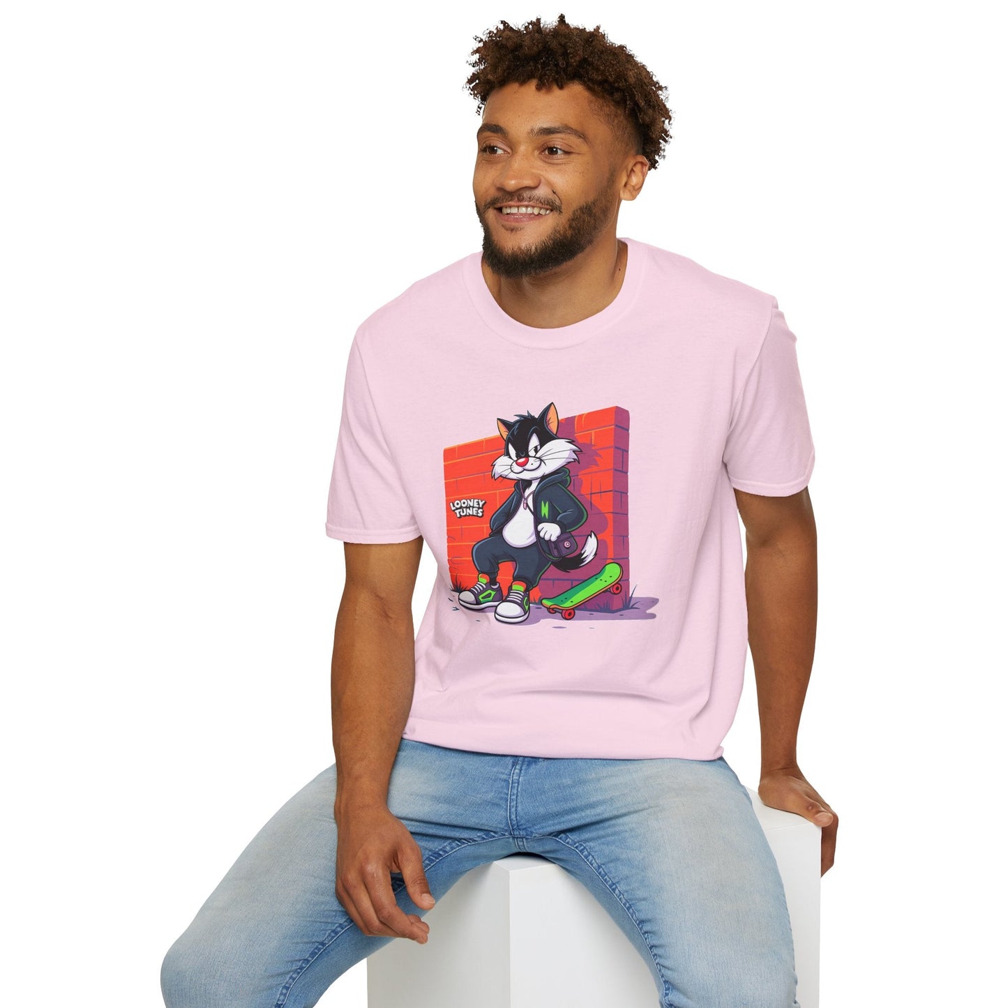 Cartoon T Shirt With Animation Design Unisex Softstyle Graphic Tee Funny Animals