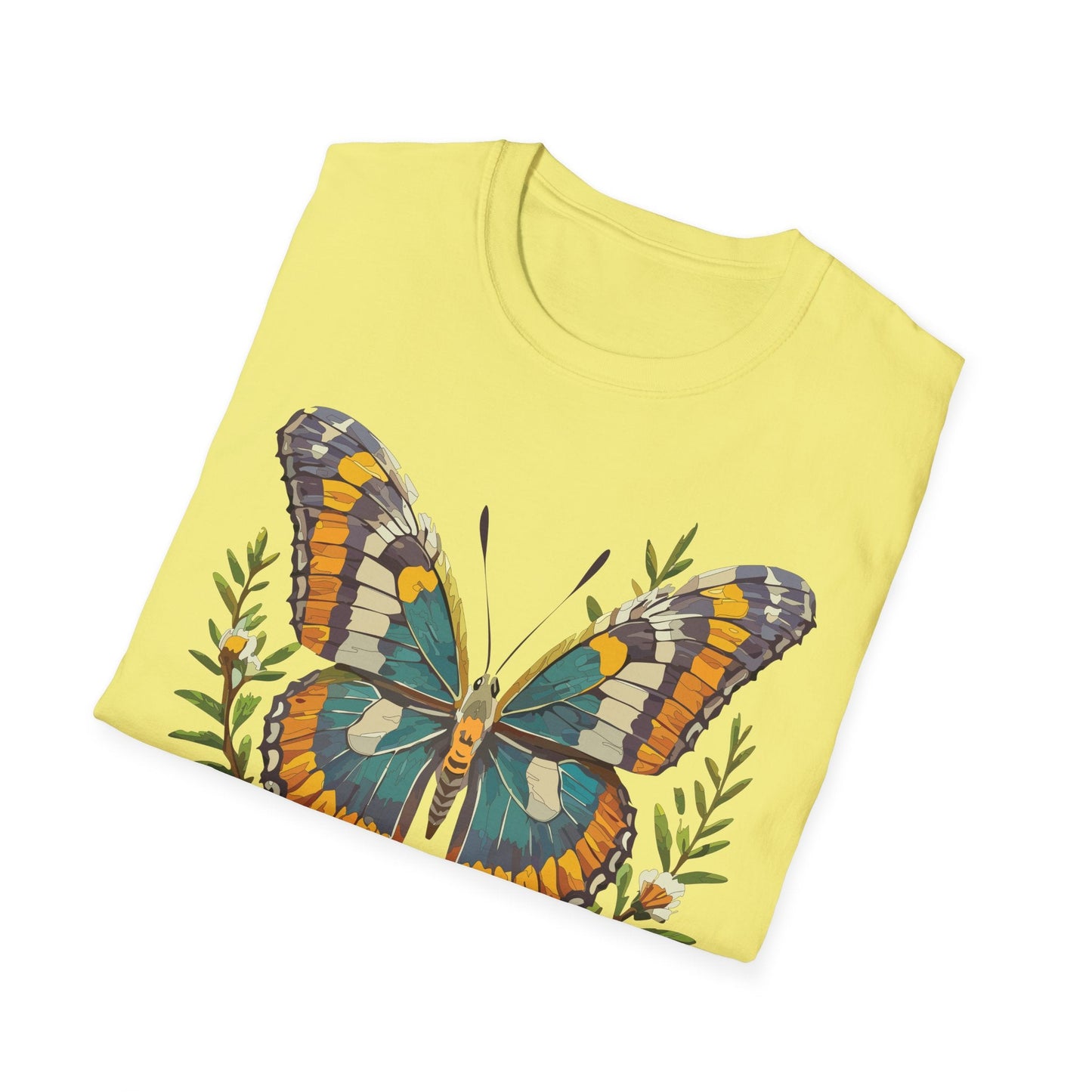 Monarch Butterfly Shirt Unisex T Shirt Softstyle 100 Percent Ring Spun Cotton Comfort