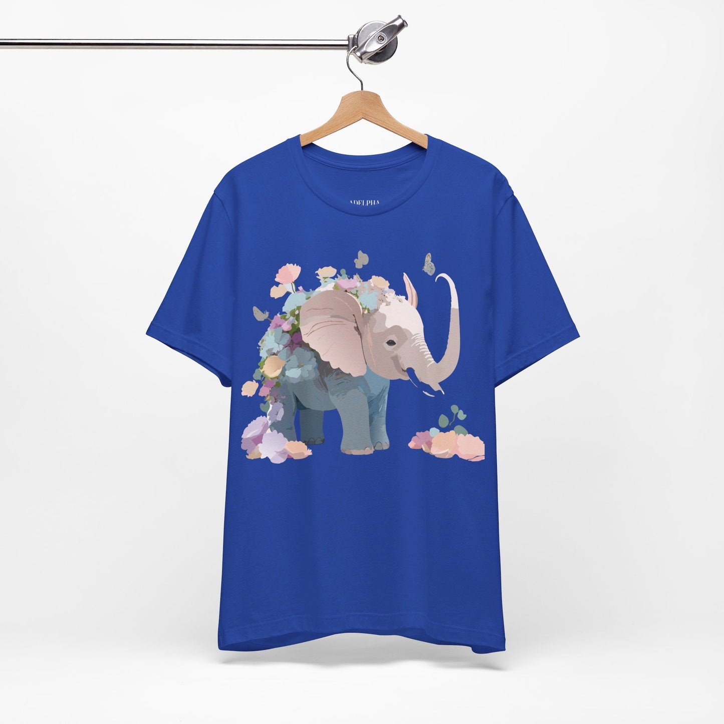 Elephant Graphic Tee Unisex Vintage Inspired Artwork Premium Adelpha Jersey Short Sleeve