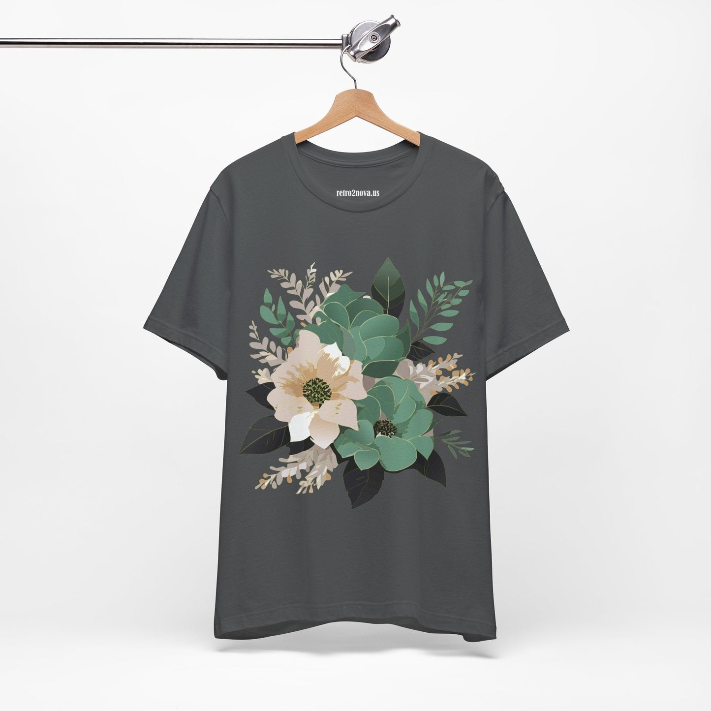 Flowers Shirt Floral Shirt Unisex Jersey Short Sleeve Tee From Flowers Collection Retro2Nova