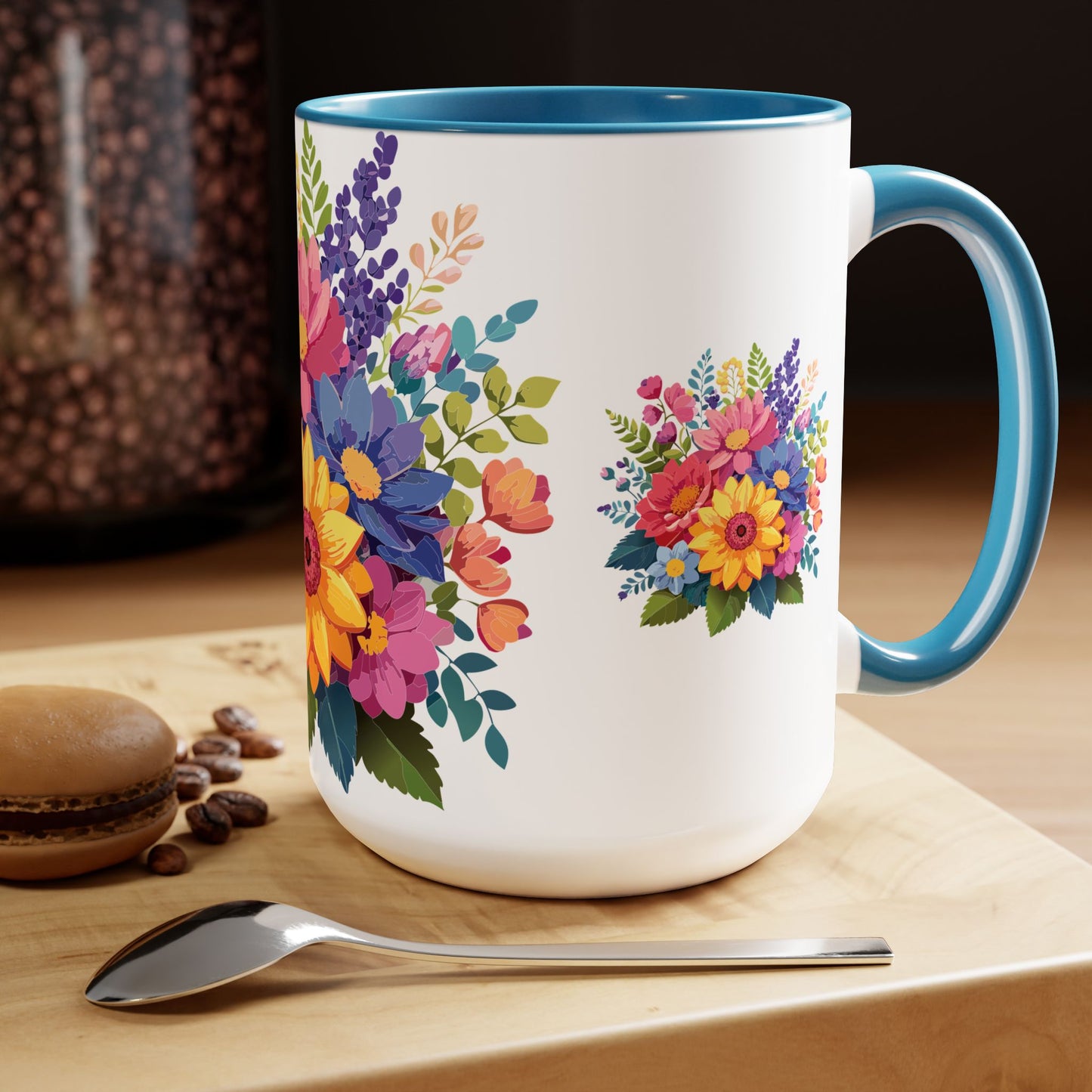 Floral Mug, Floral Cup