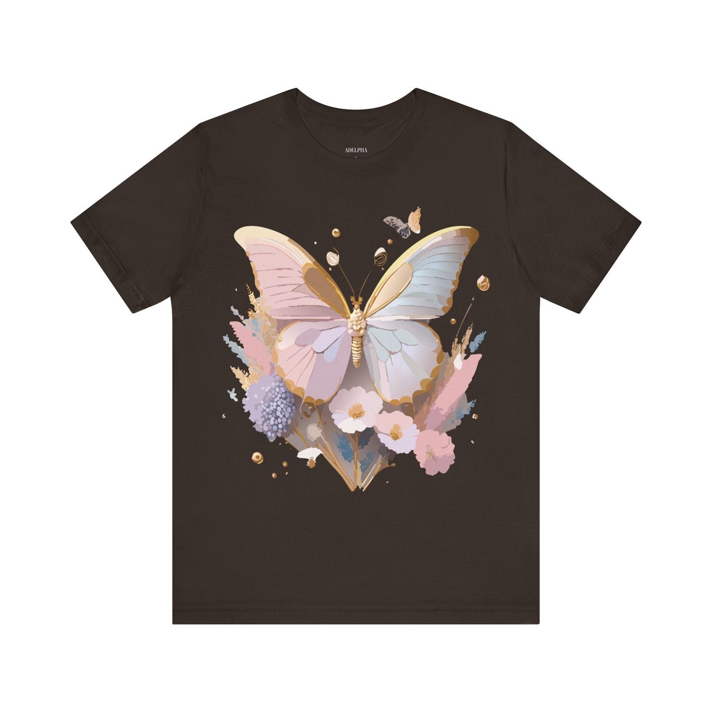 Butterfly Graphic Tee Unisex Vintage Inspired Art Adelpha Apparel Collection