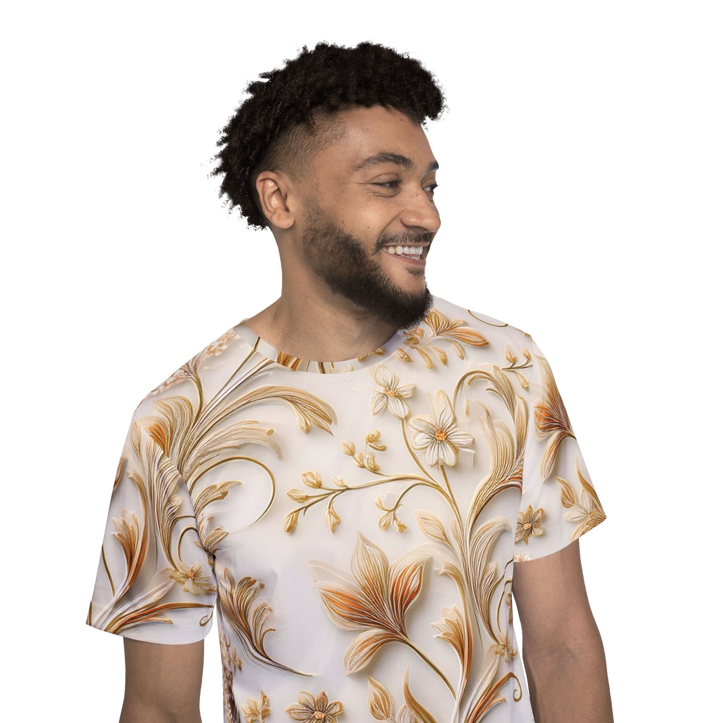 Unisex Floral Shirt, Floral Tee Shirt, Floral T-Shirt, T Shirt with Flowers 14