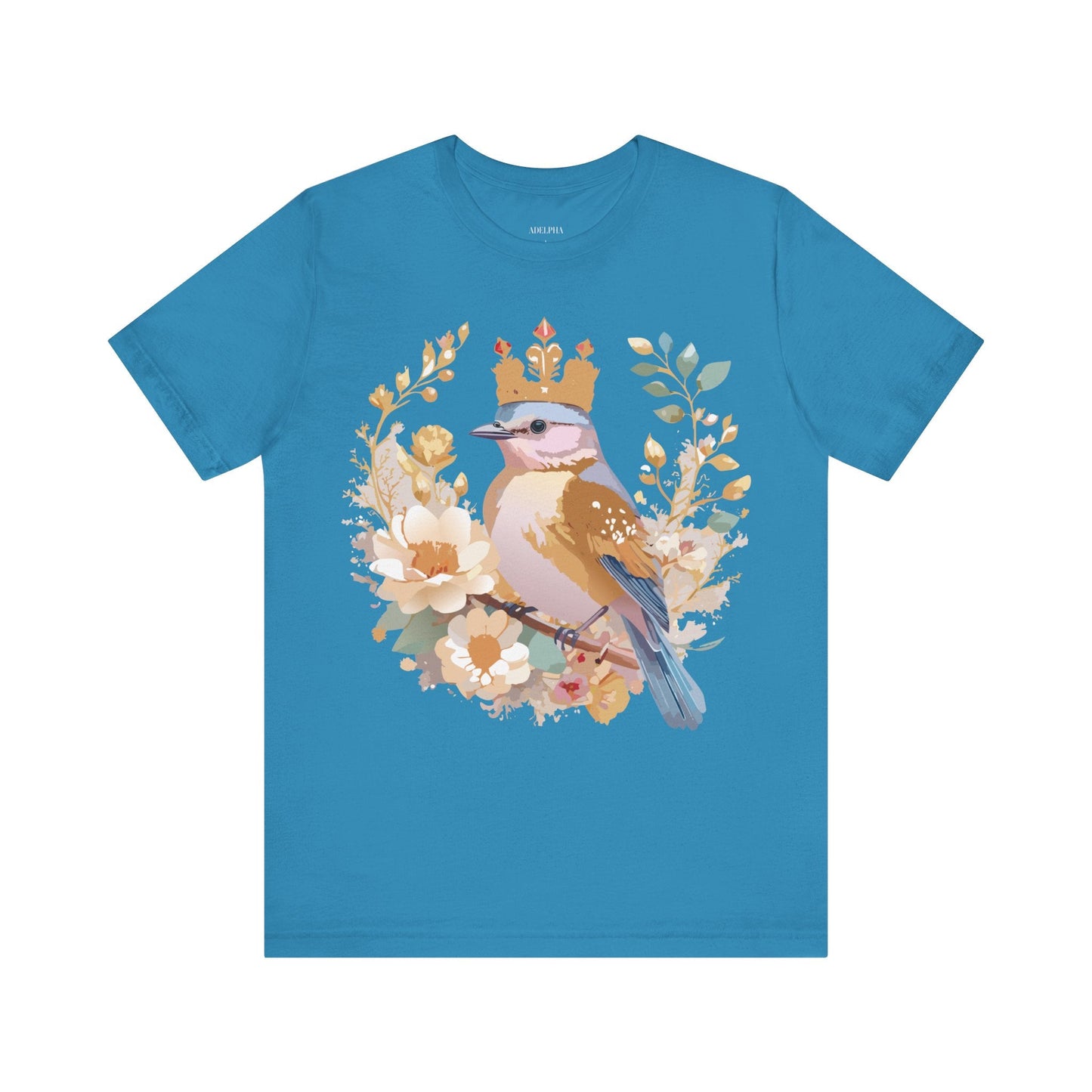 Medallion Graphic Tee Unisex Art Design Adelpha Vintage Inspired Short Sleeve Tee