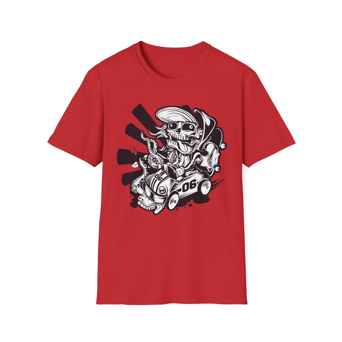 Cartoon Animation T Shirt Unisex Softstyle 64000 Cotton Tee With Fun Art Design Graphics