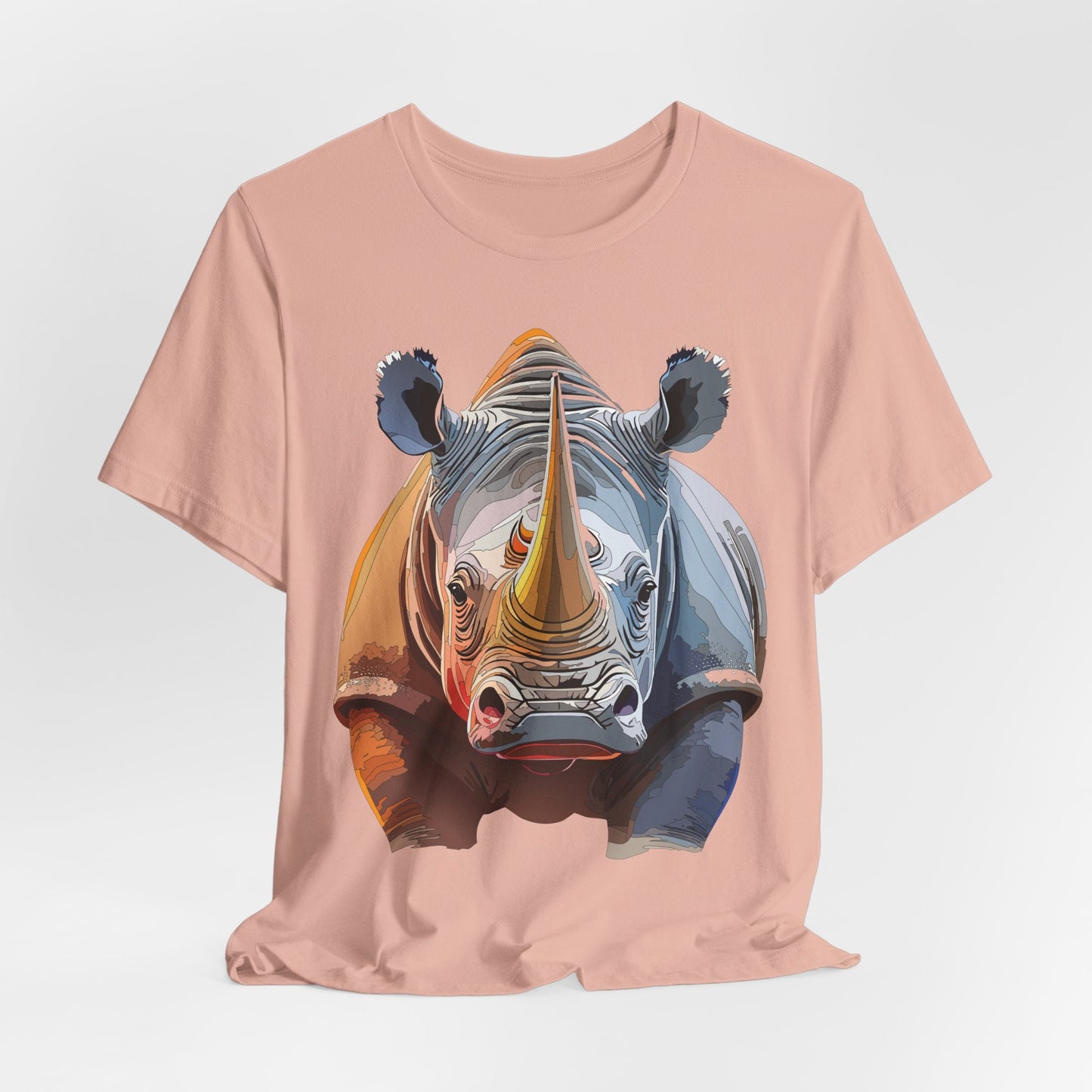Unisex Animal Graphic Tee Shirt With Art Design Wild Animals Shirt Gildan Softstyle Cotton