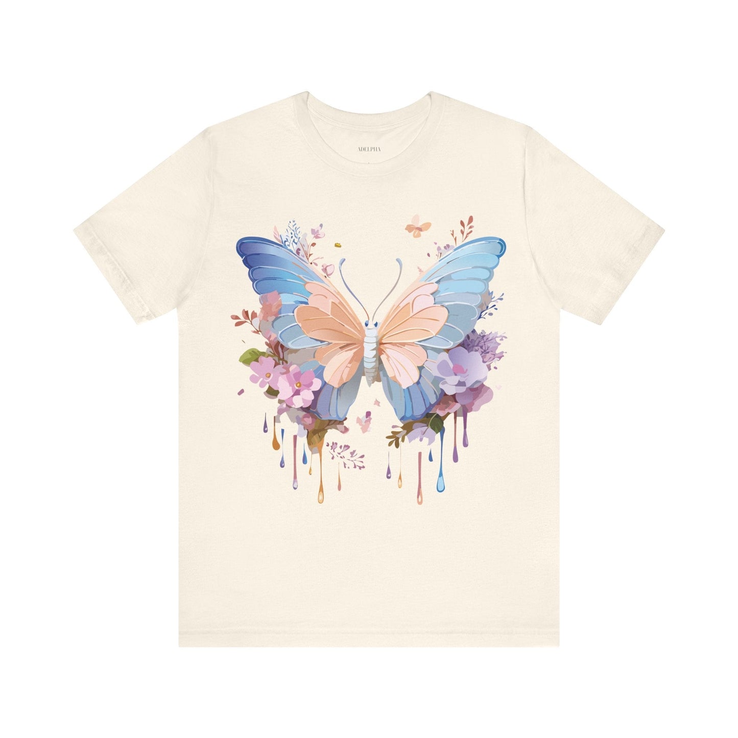 Butterfly Graphic Tee Unisex Jersey Short Sleeve Art Design Adelpha