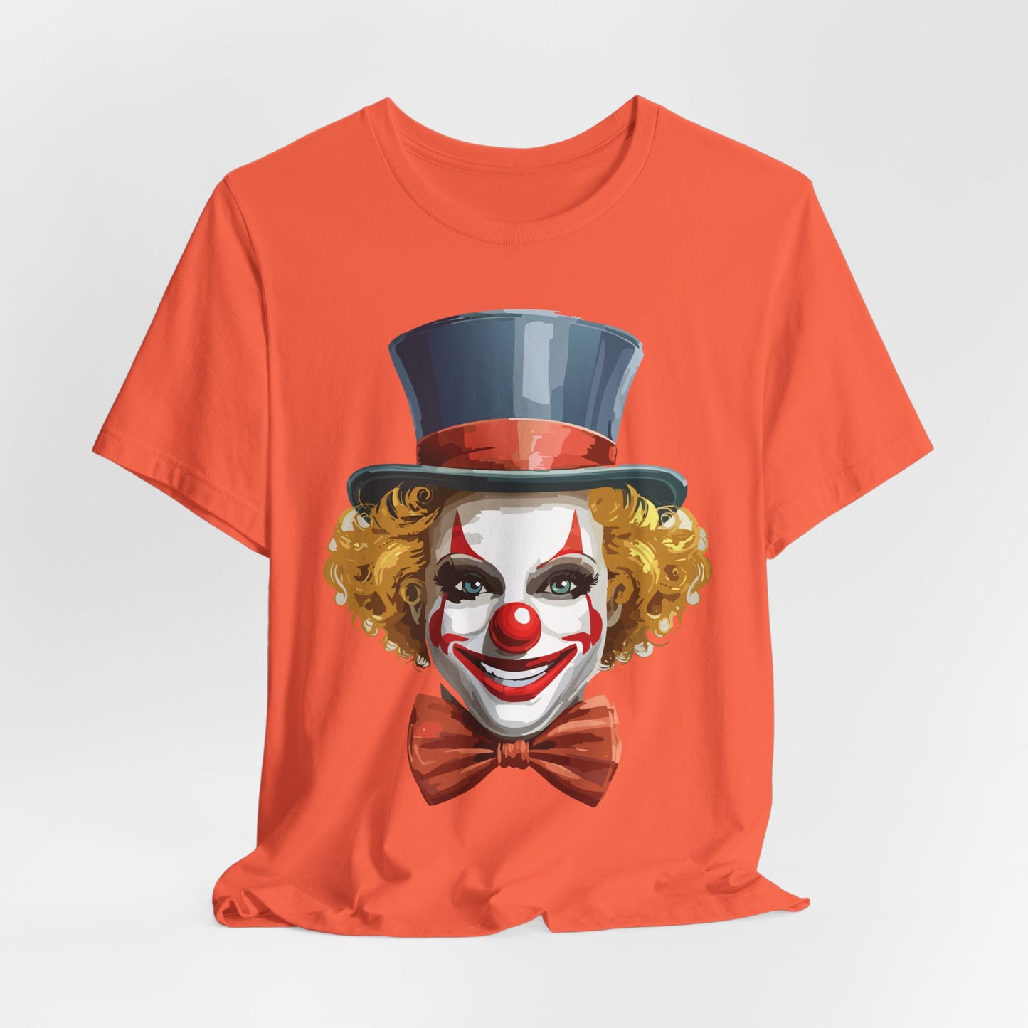 Clown Shirt, Funny Shirt, T-Shirt with Clown, Funny Art Design Tee, Circus Tees, Circus T-Shirt, Unisex Humor Wear 11