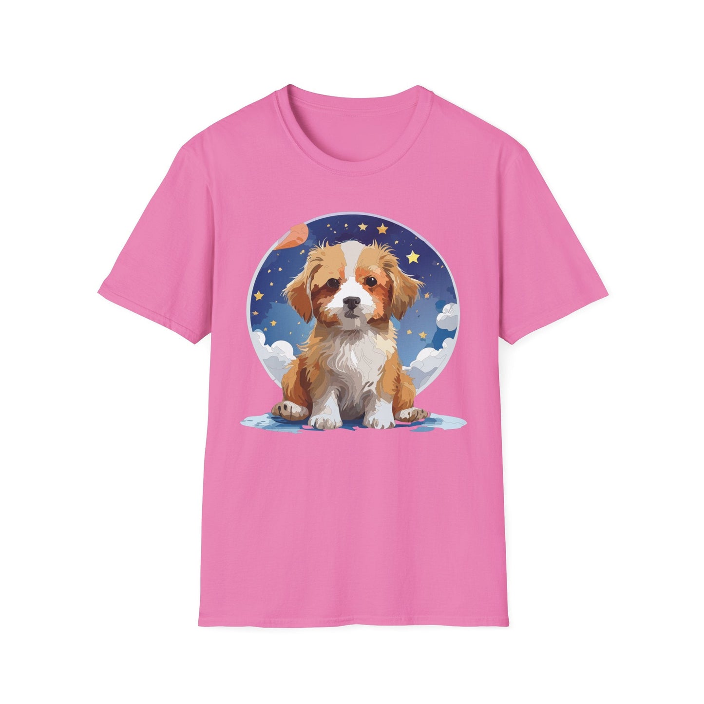Dog Shirt Unisex Animal Tee Gildan Softstyle 64000 Short Sleeve Comfort