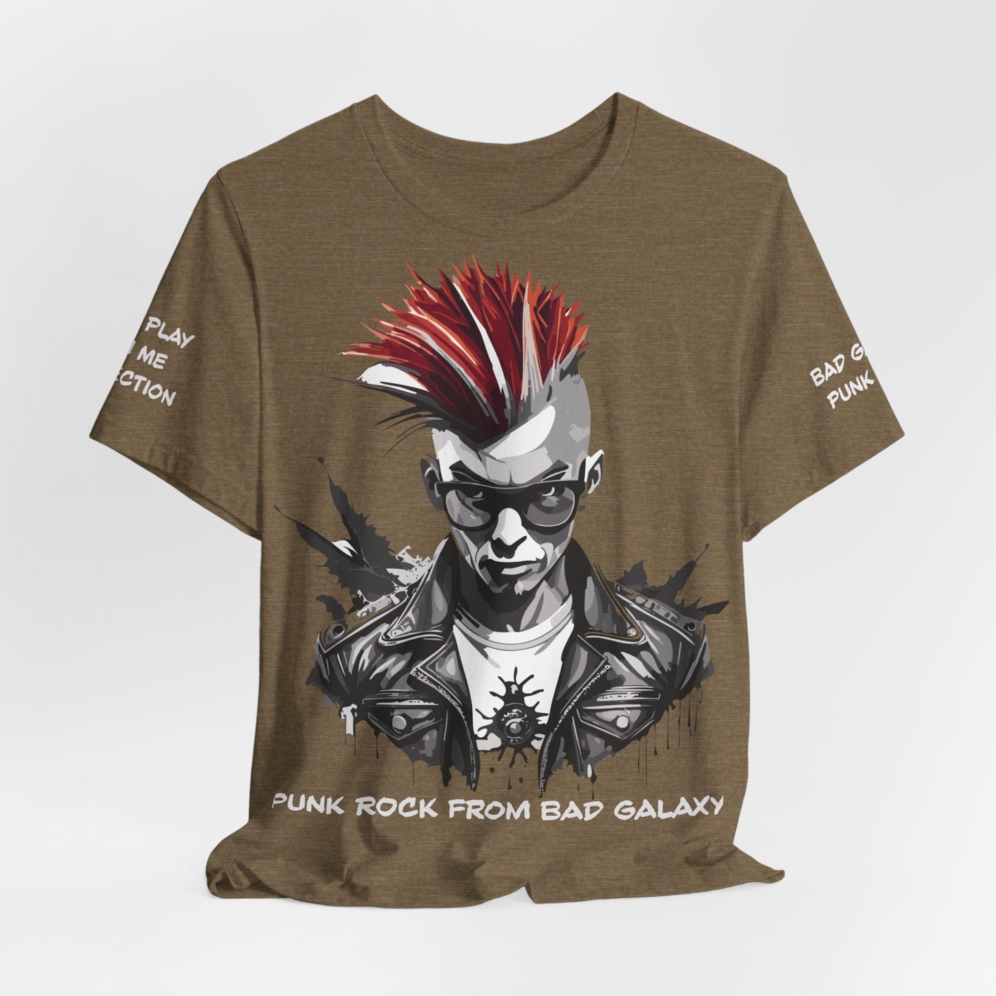 Punk Rock Tee Shirt Made To Order In USA With 100 Percent Cotton And Eco Friendly Inks