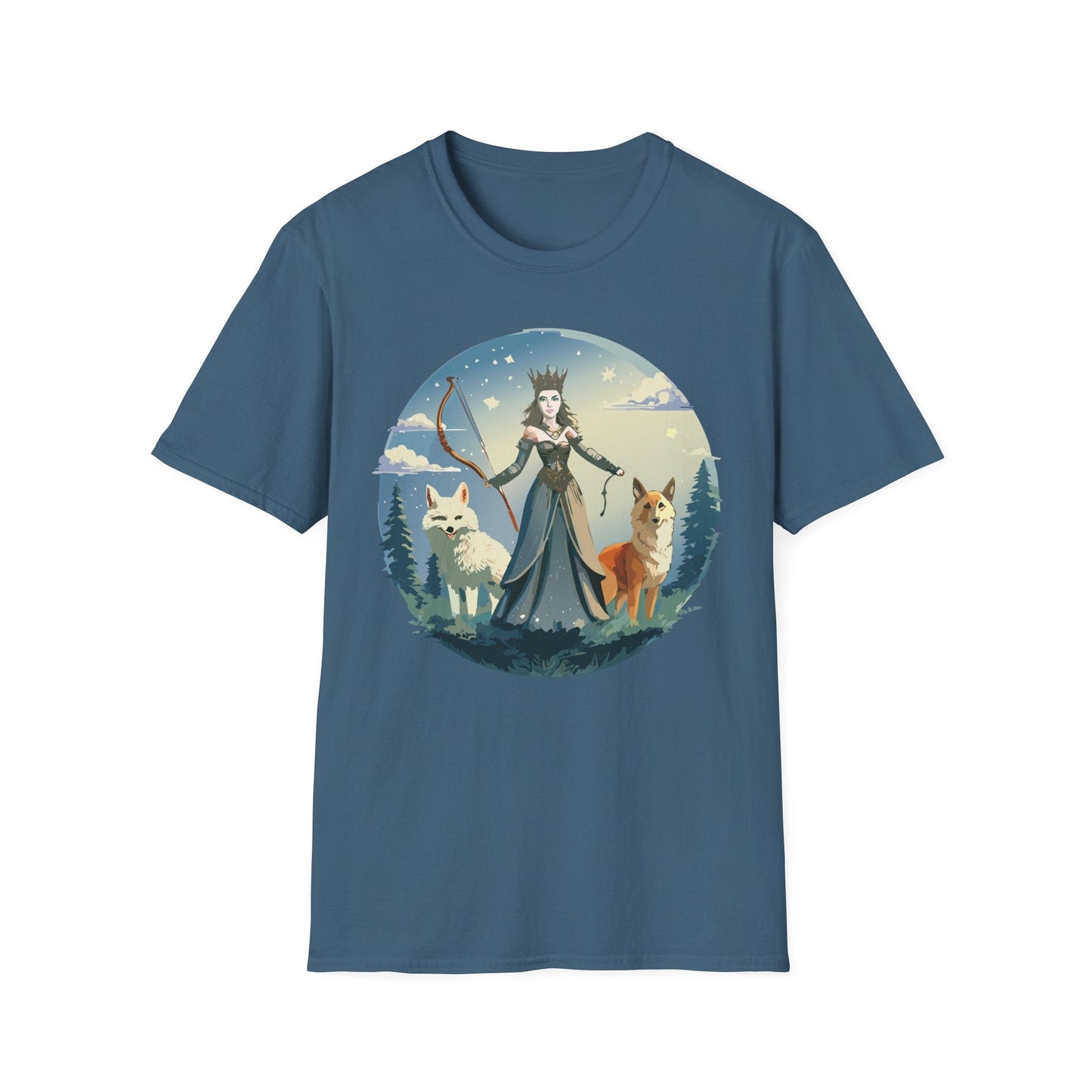 Women Graphic T Shirt Art Design Tee Unisex Softstyle Cotton Gildan 64000 Premium Comfort