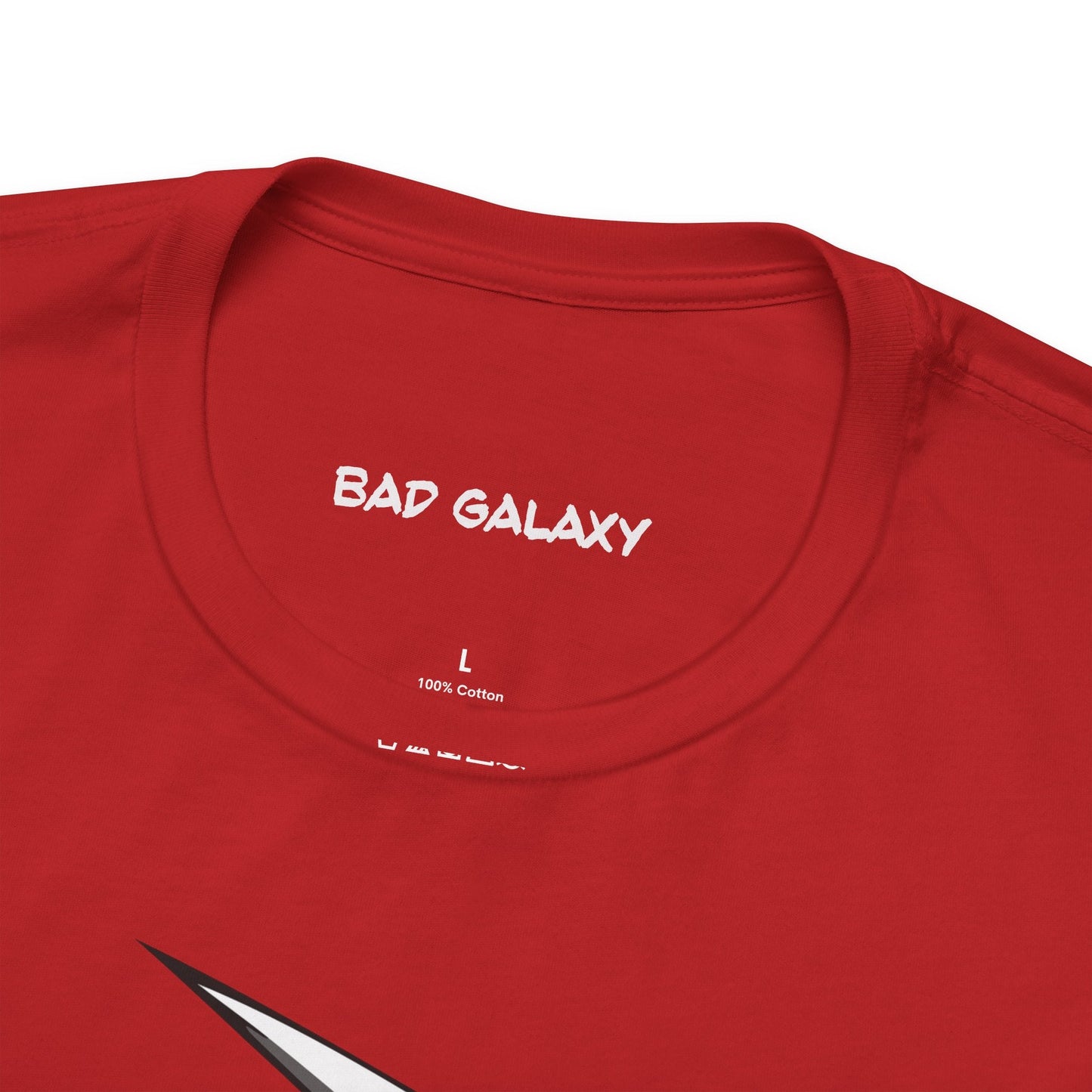Tee Shirt With Alien From Bad Galaxy Made To Order 100 Percent Cotton Eco Friendly Print