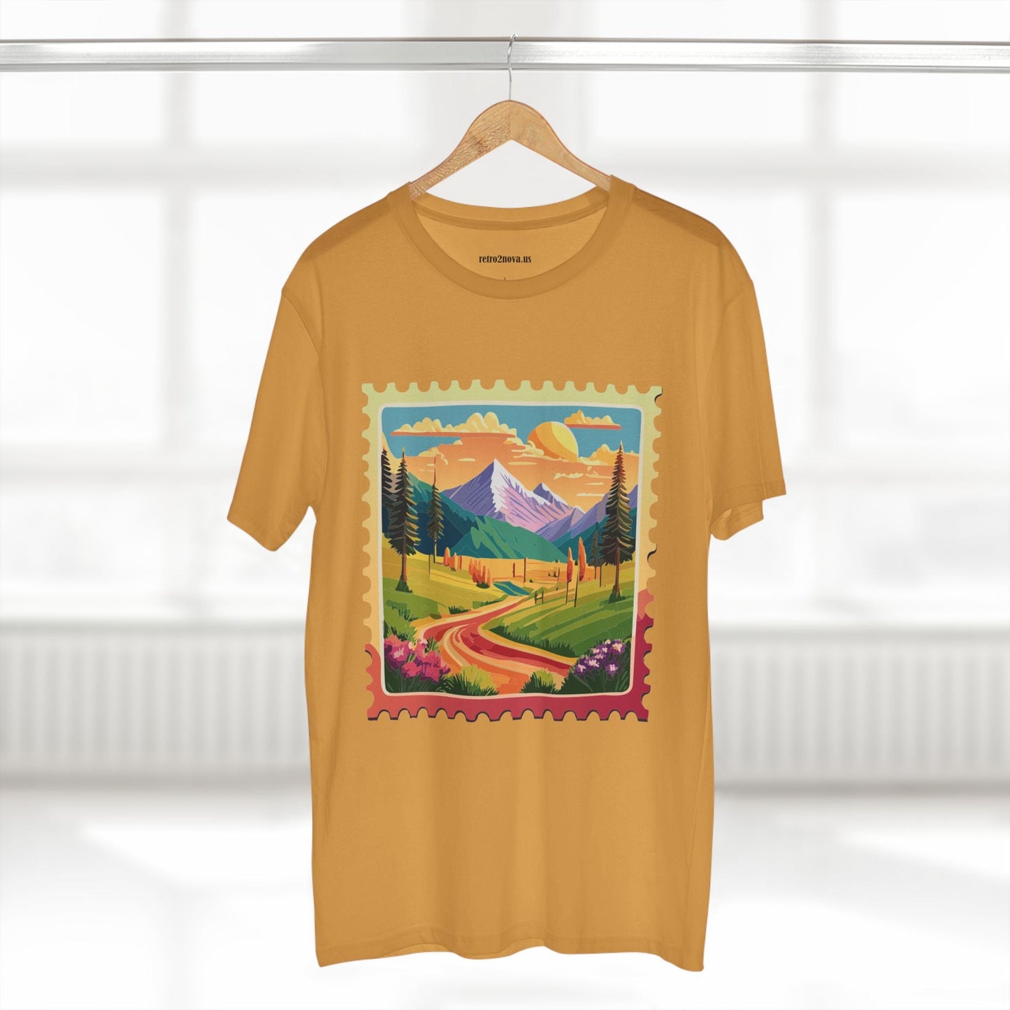 Stamp Shirt Postage Stamp Tee Unisex Premium Cotton With Original Art Design Retro2Nova