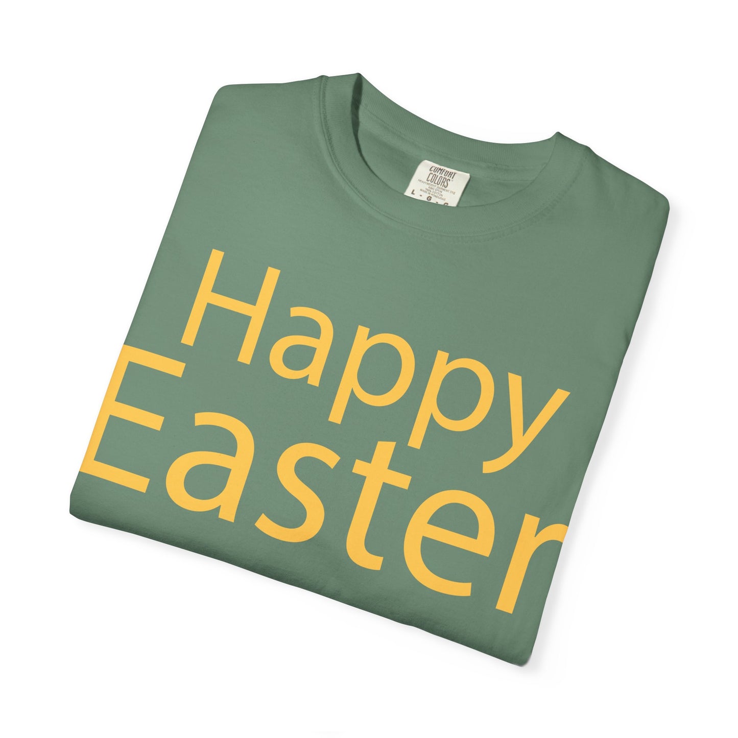 Happy Easter T-Shirt, Tee Shirt with Easter Signature, T Shirt with Easter Prints, Tee Shirt with Easter Design
