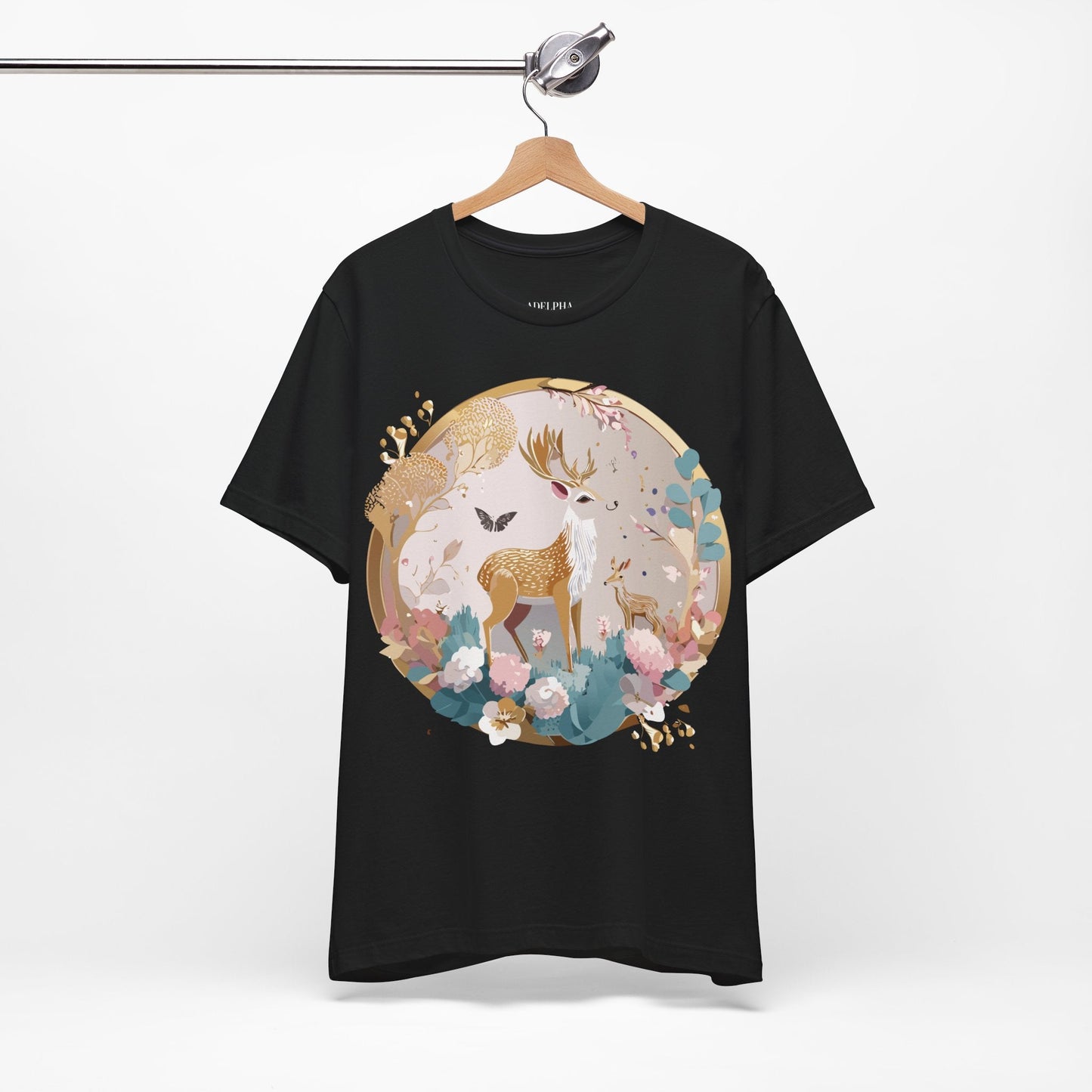 Medallion Graphic T Shirt Unisex Adelpha Vintage Inspired Artwork Short Sleeve Tee
