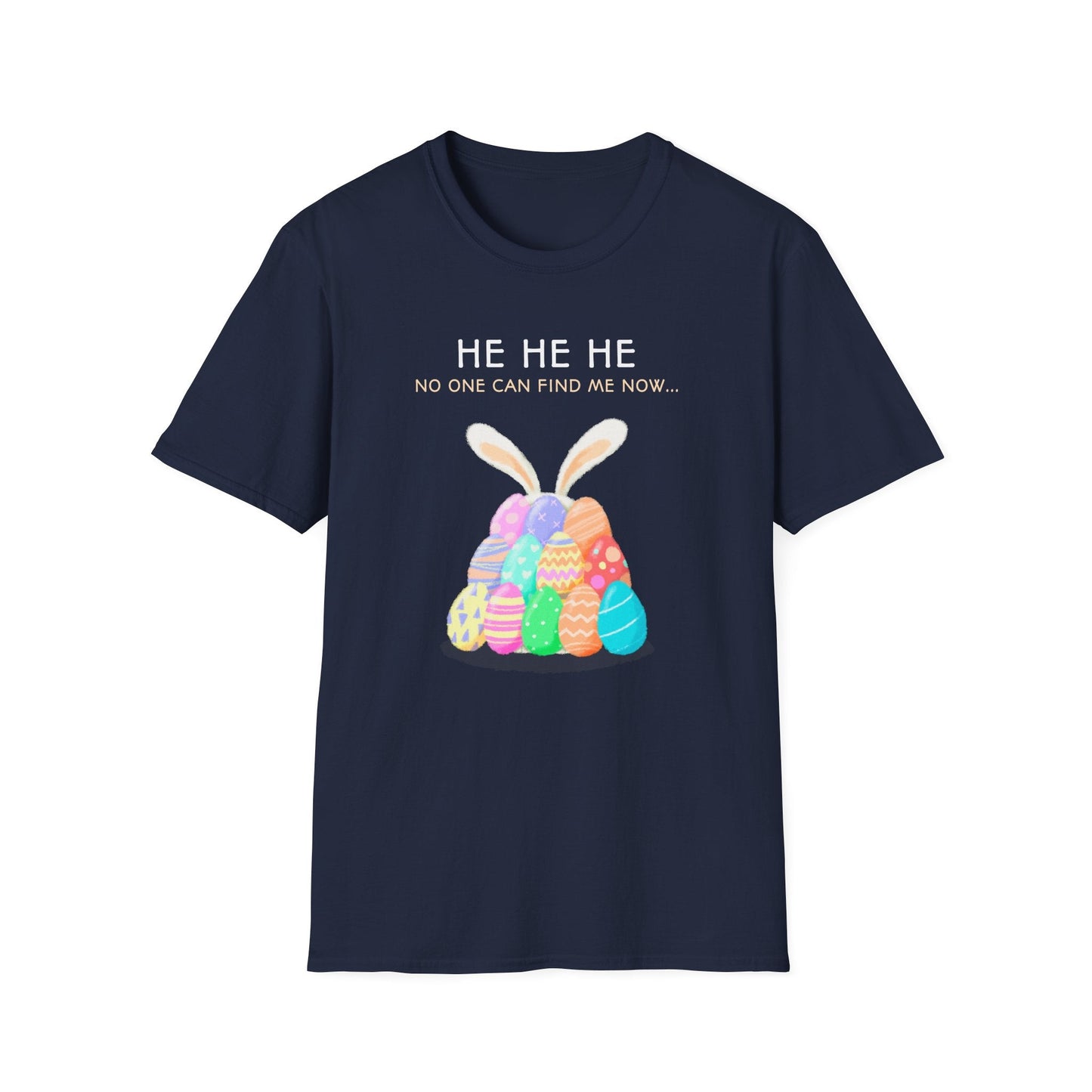 Easter Egg T Shirt Unisex Softstyle 100 Percent Ring Spun Cotton Easter Design Tee