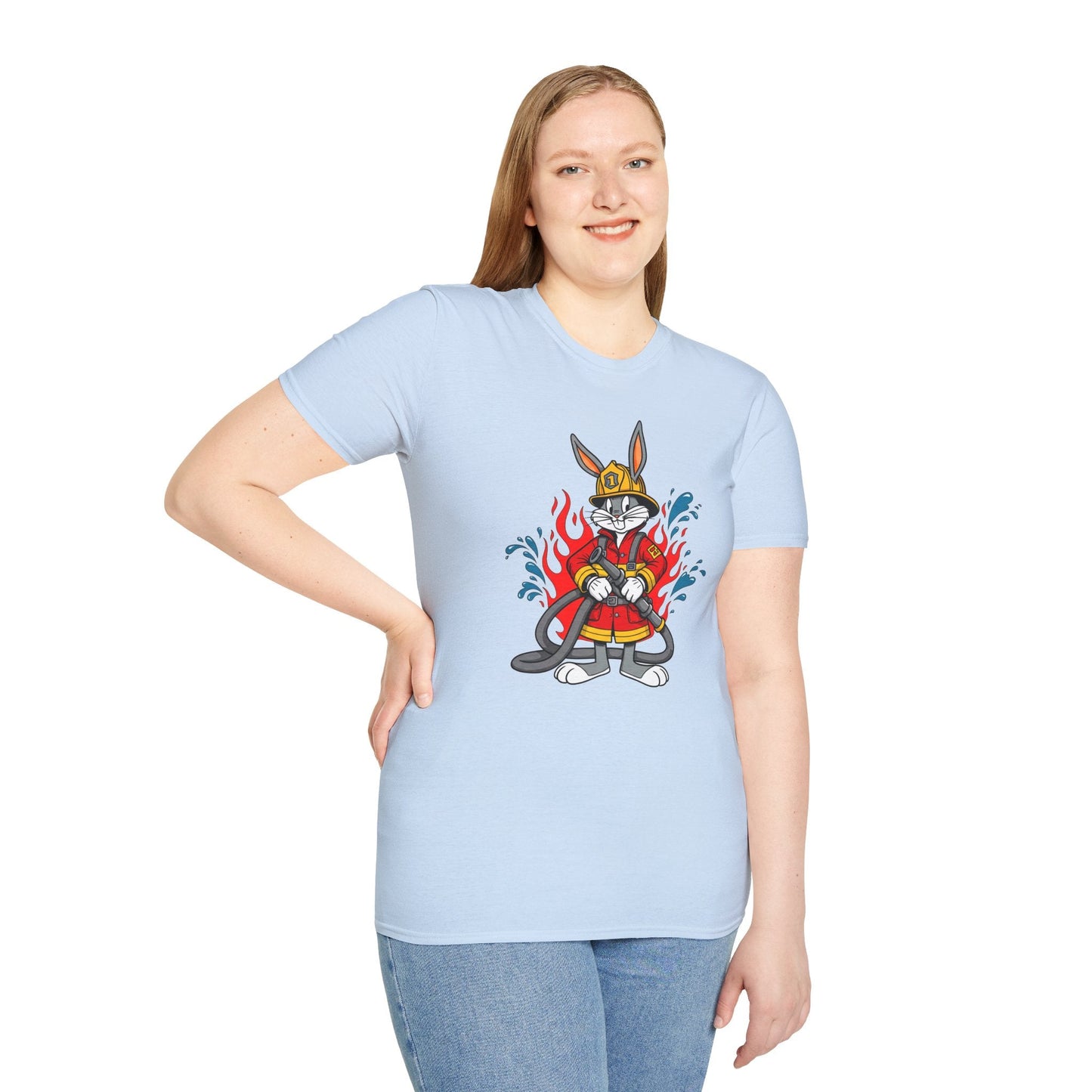 Bugs Bunny T Shirt Unisex Cartoon Tee Softstyle 64000 Cotton Graphic Tee For Fans