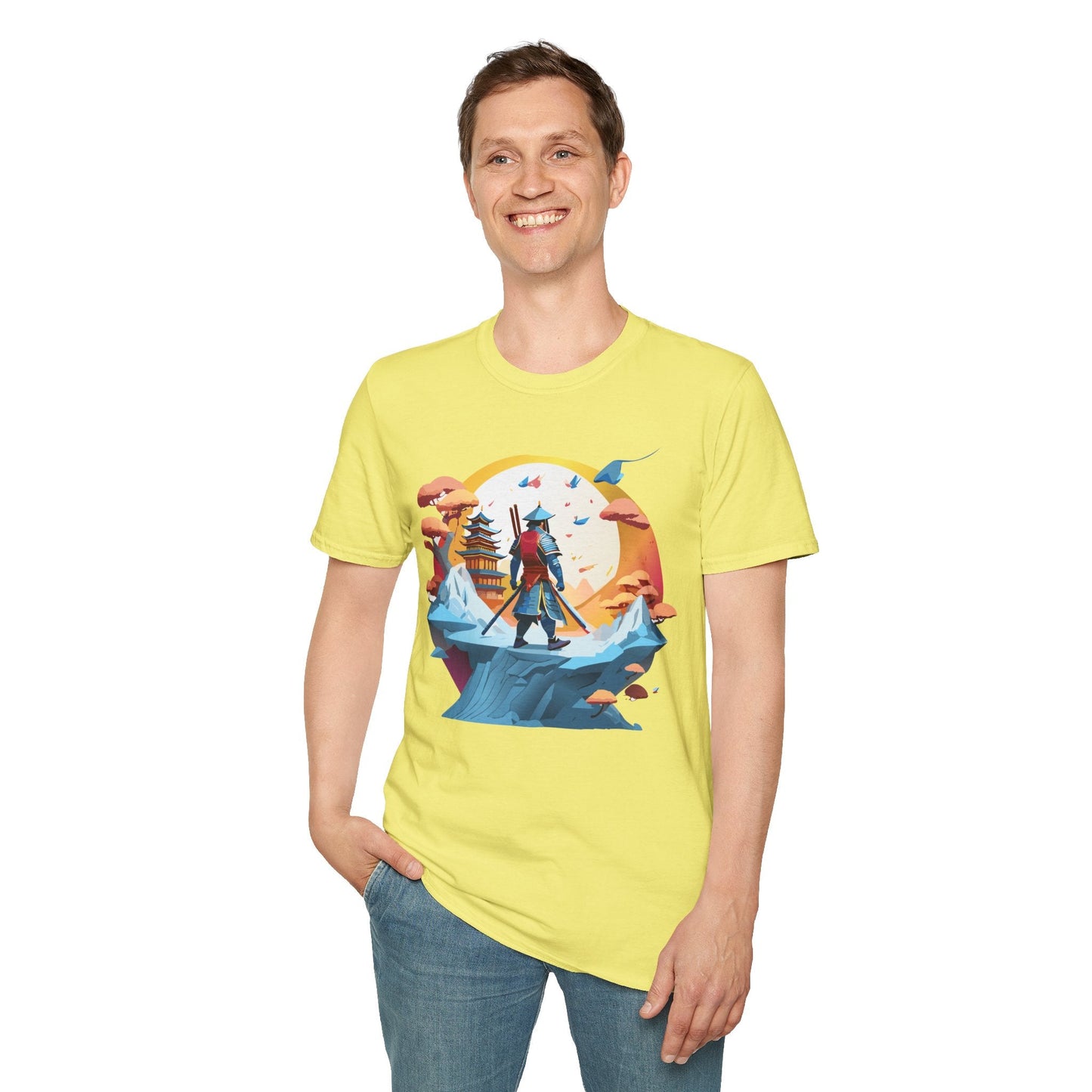 Samurai Shirt Unisex T Shirt Softstyle 64000 Gildan Tee For Everyday Comfort Durable Breathable
