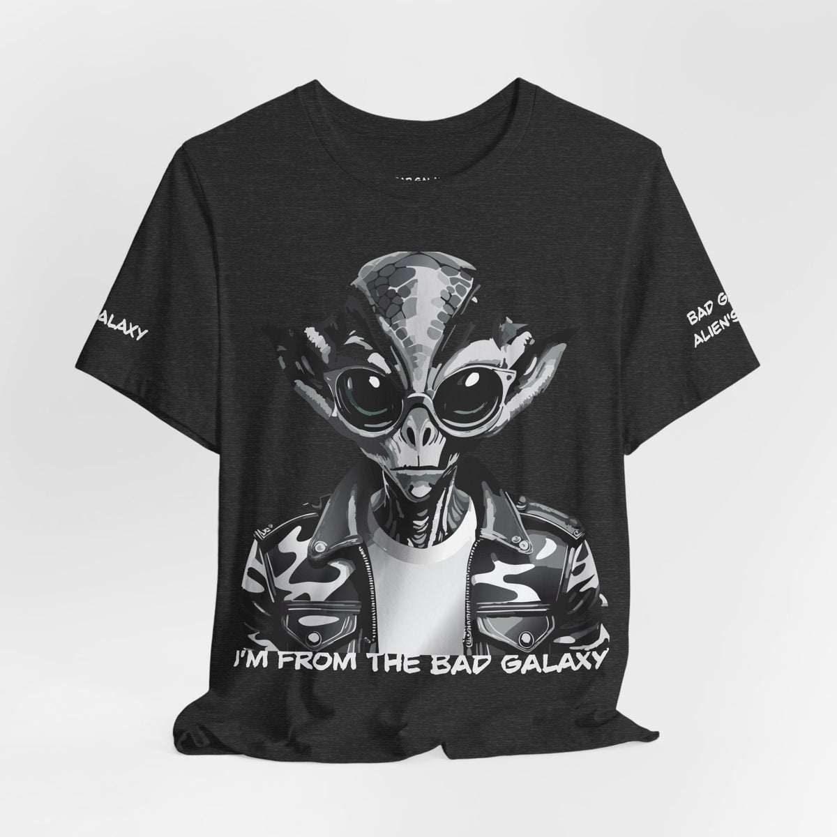 Alien Graphic Unisex Cotton Bella+Canvas Tee with Art Design b77